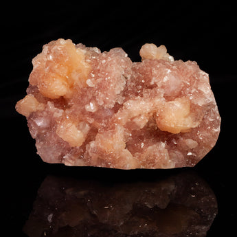 "Secret" Pink Apophyllite with Peach Stilbite from Aurangabad District, Maharashtra, India