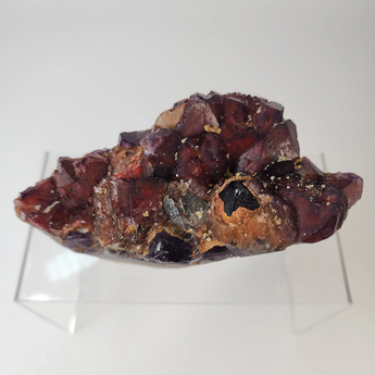 Alien Amethyst - aka Hematite Included Amethyst Elestials from Hyderabad, India