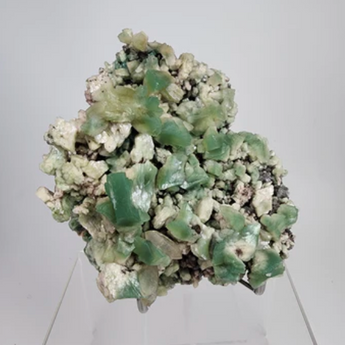 Green Heulandite from Maharashtra, India