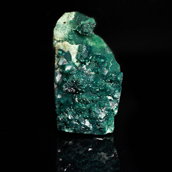 Marshy Apophyllite (Celadonite Included Apophyllite) with Green Chalcedony from Jalgaon District, Maharashtra, India