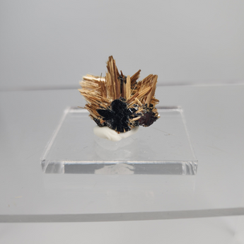 Golden Rutile with Hematite from Novo Horizonte, Bahia, Brazil