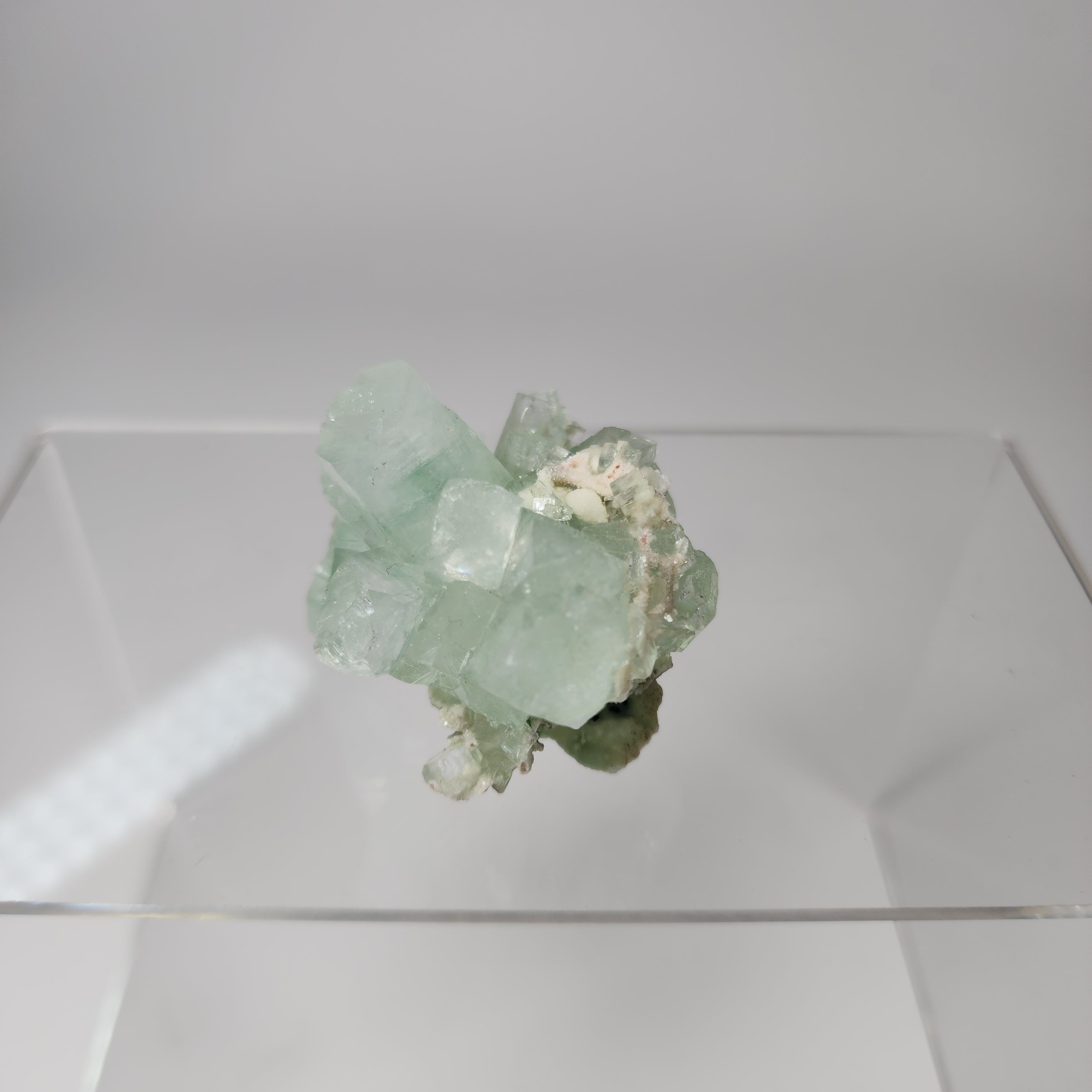 Light Green Disco Ball Apophyllite - Specimen #2 -  from Admednagar, Maharashtra, India