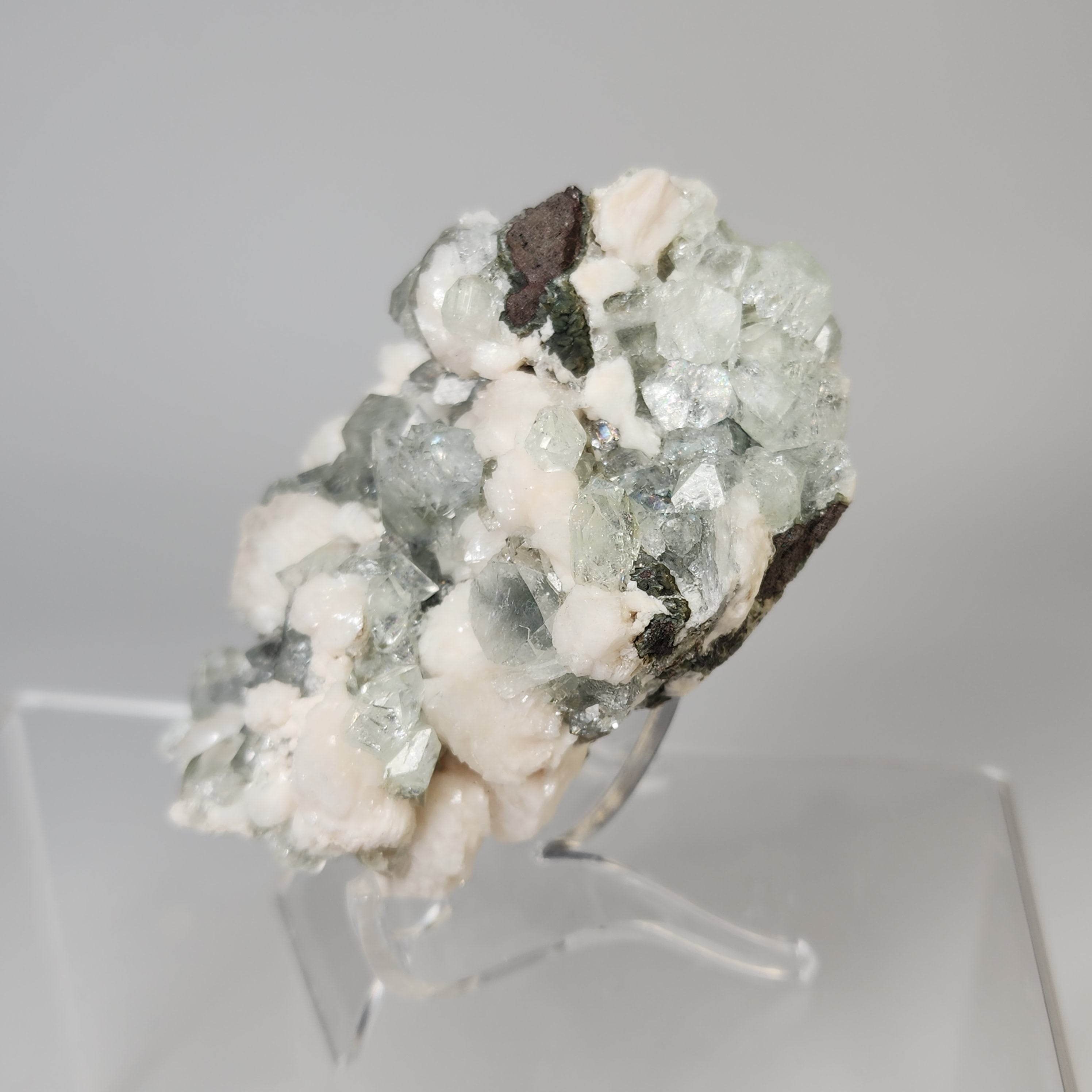 Apophyllite with Epi-Stilbite Specimen #2 from Pune District, Maharashtra, India