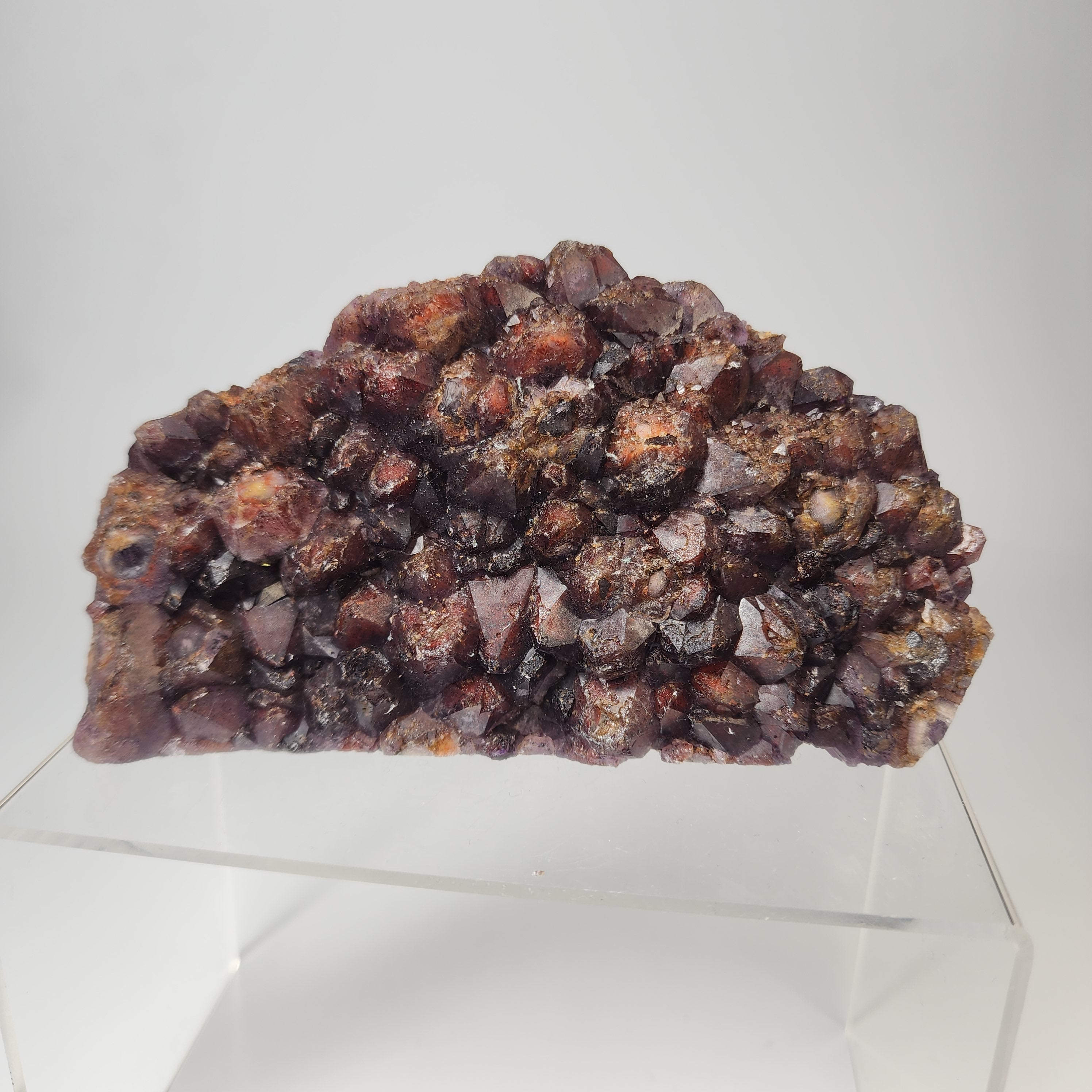 Alien Amethyst aka Hematite Included Amethyst Elestials from Hyderabad, India Specimen #38