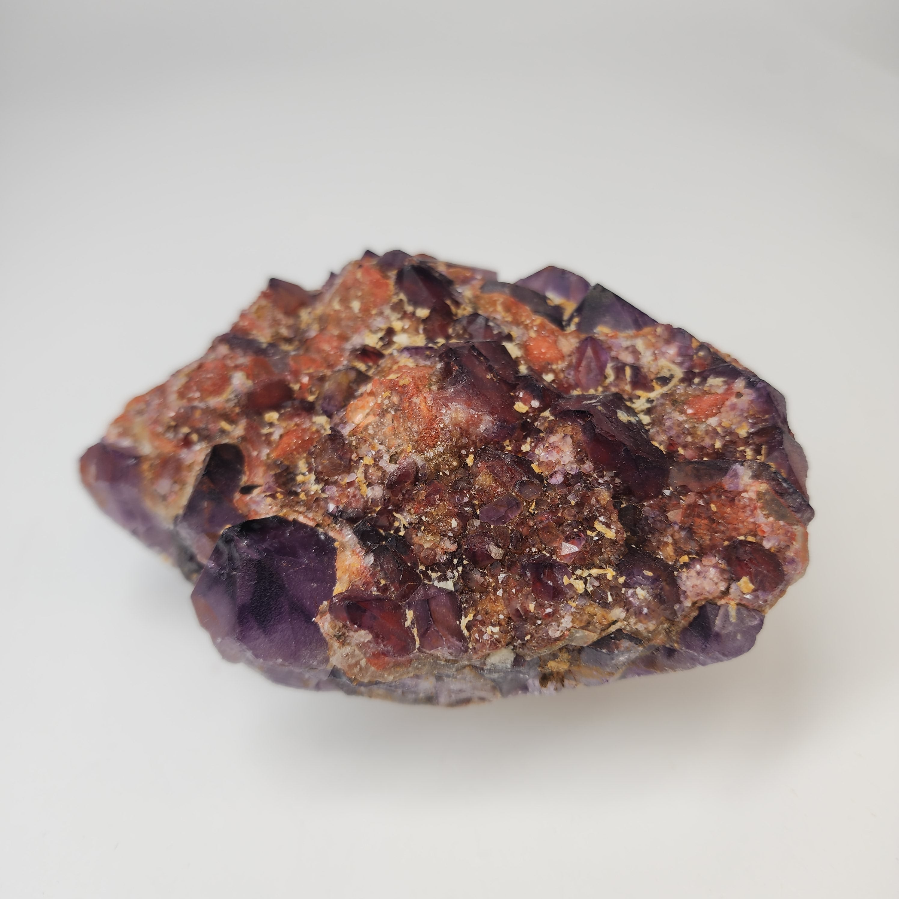 Alien Amethyst aka Hematite Included Amethyst Elestials from Hyderabad, India Specimen #41