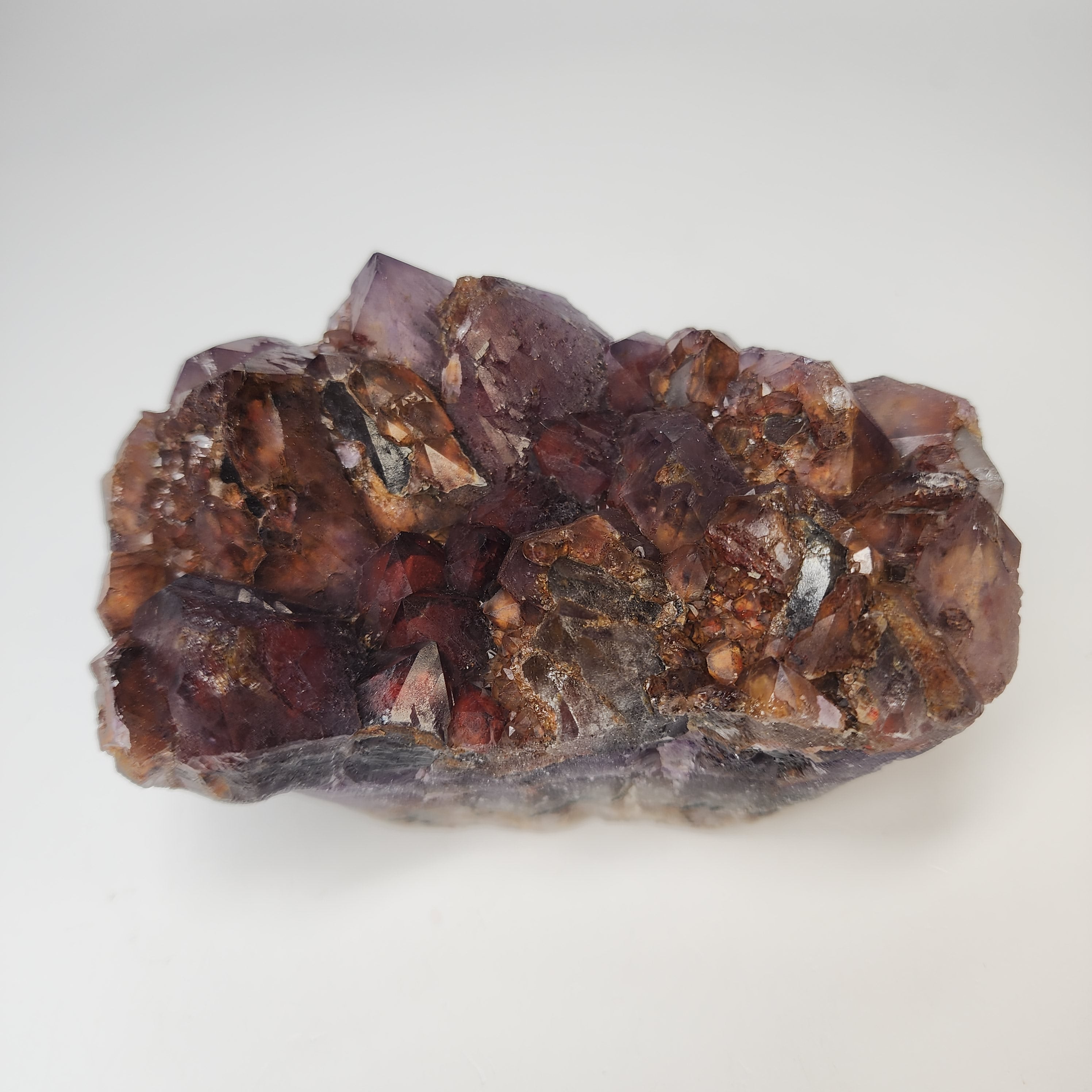 Alien Amethyst aka Hematite Included Amethyst Elestials from Hyderabad, India Specimen #44