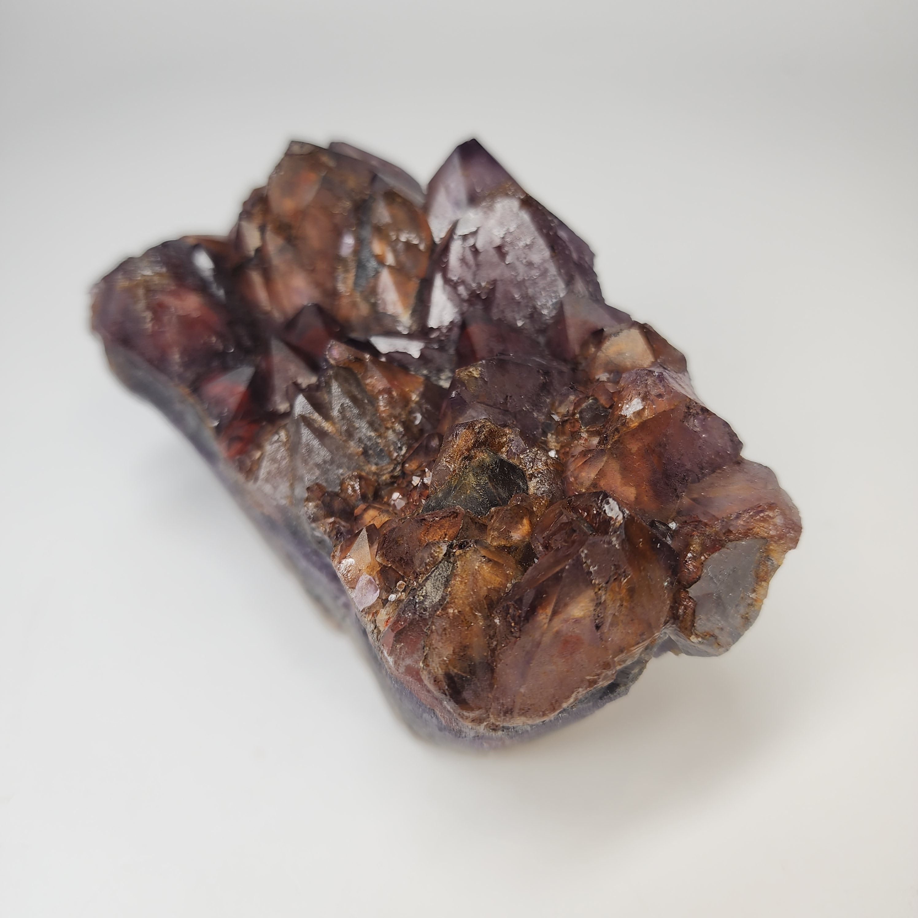 Alien Amethyst aka Hematite Included Amethyst Elestials from Hyderabad, India Specimen #44