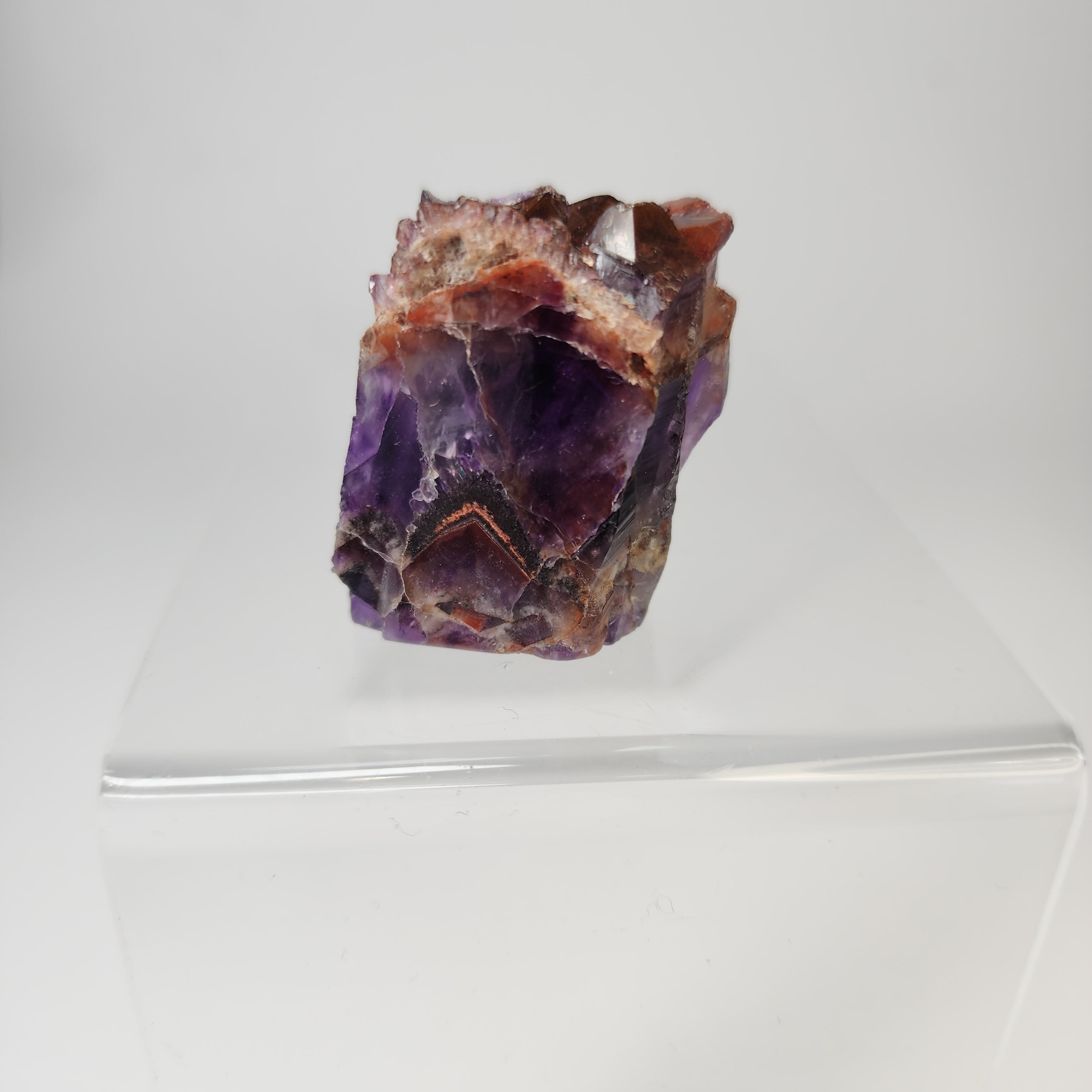 Polished Alien Amethyst aka Hematite Included Amethyst Elestials from Hyderabad, India Specimen #4