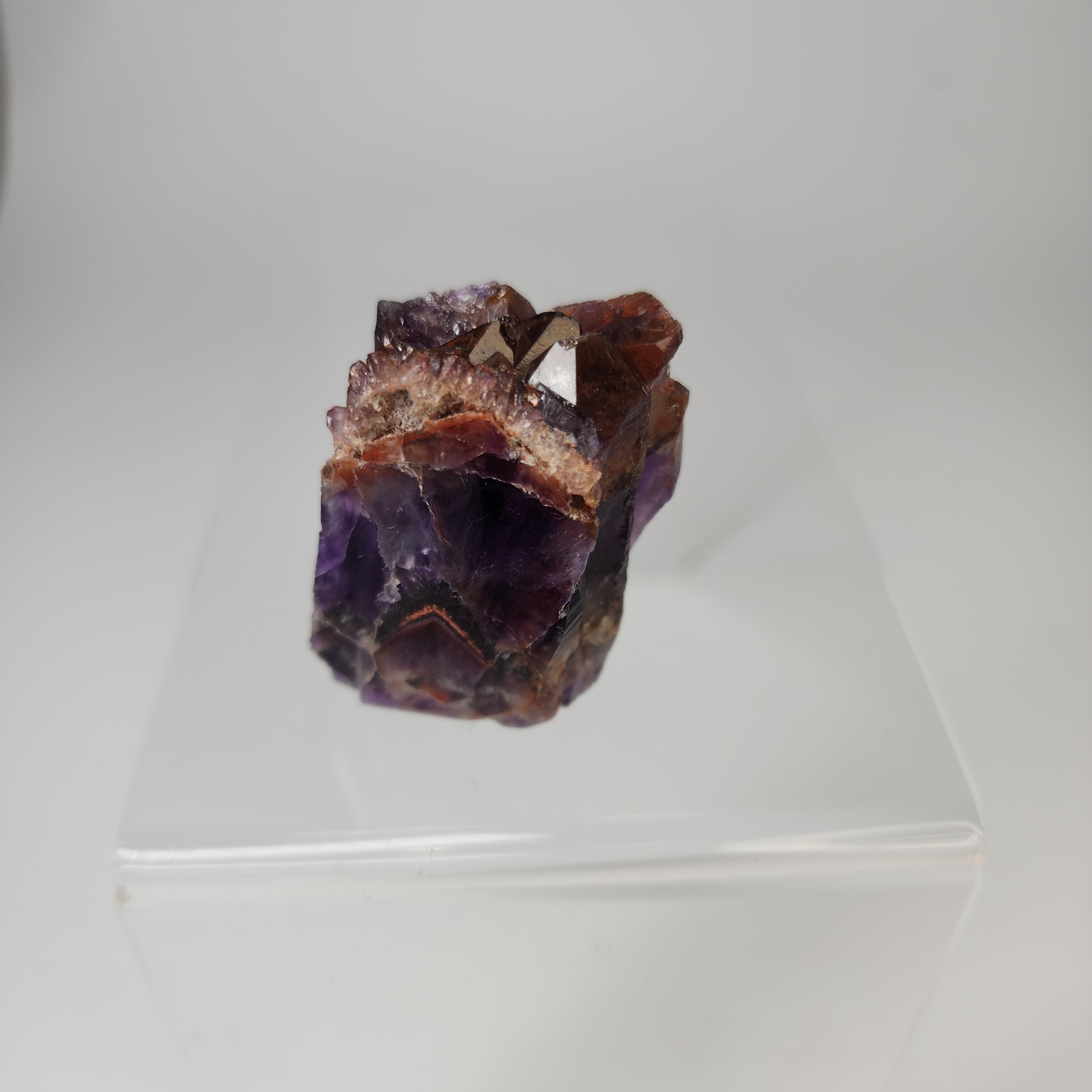 Polished Alien Amethyst aka Hematite Included Amethyst Elestials from Hyderabad, India Specimen #4