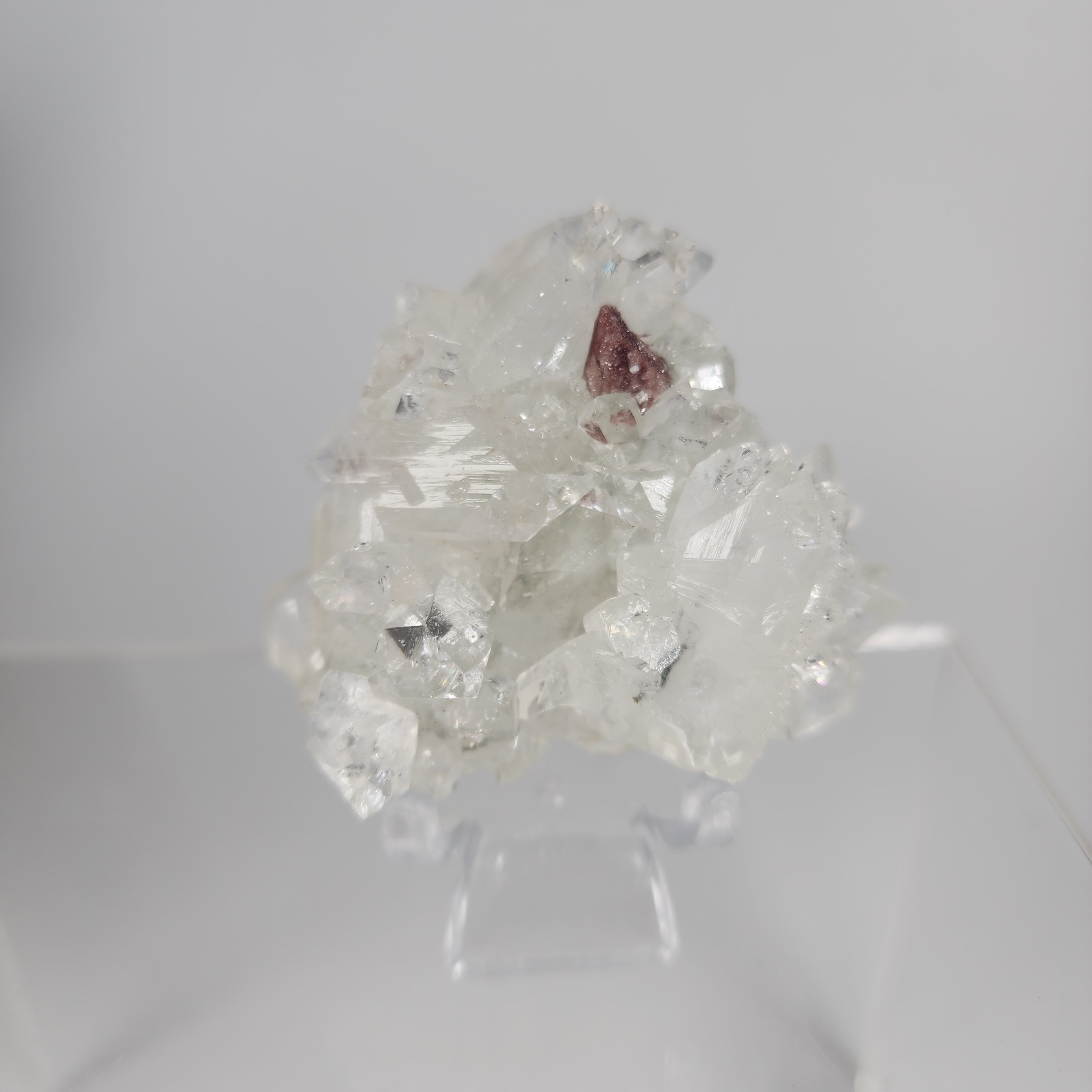 High Quality Diamond Apophyllite Specimen #2 with Heulandite from Jalgaon District, Maharashtra, India