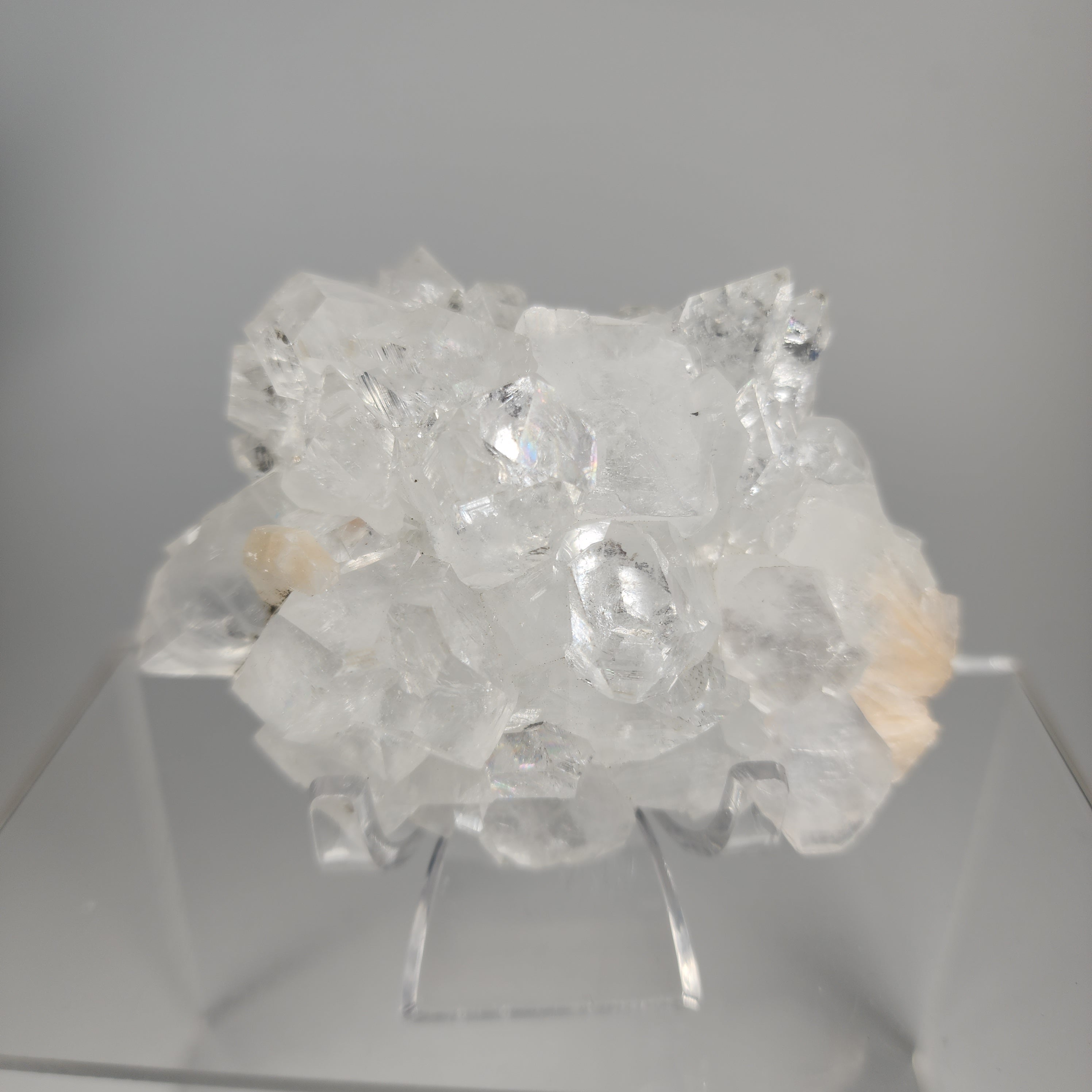 High Quality Diamond Apophyllite Specimen #5 with Stilbite from Jalgaon District, Maharashtra, India