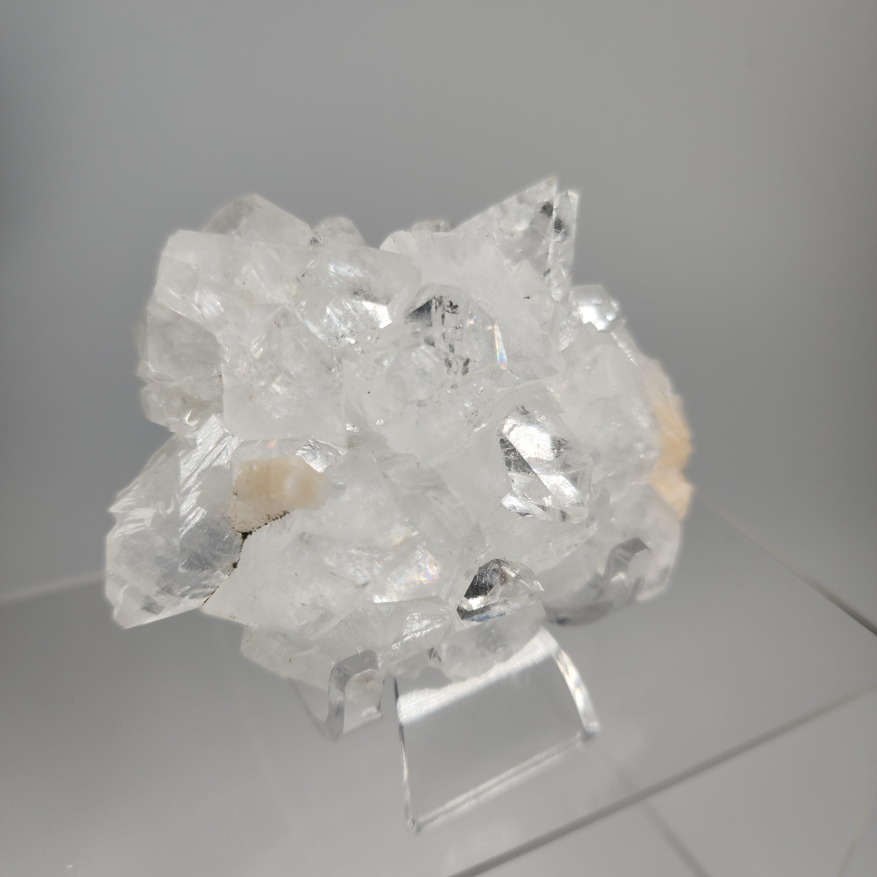 High Quality Diamond Apophyllite Specimen #5 with Stilbite from Jalgaon District, Maharashtra, India