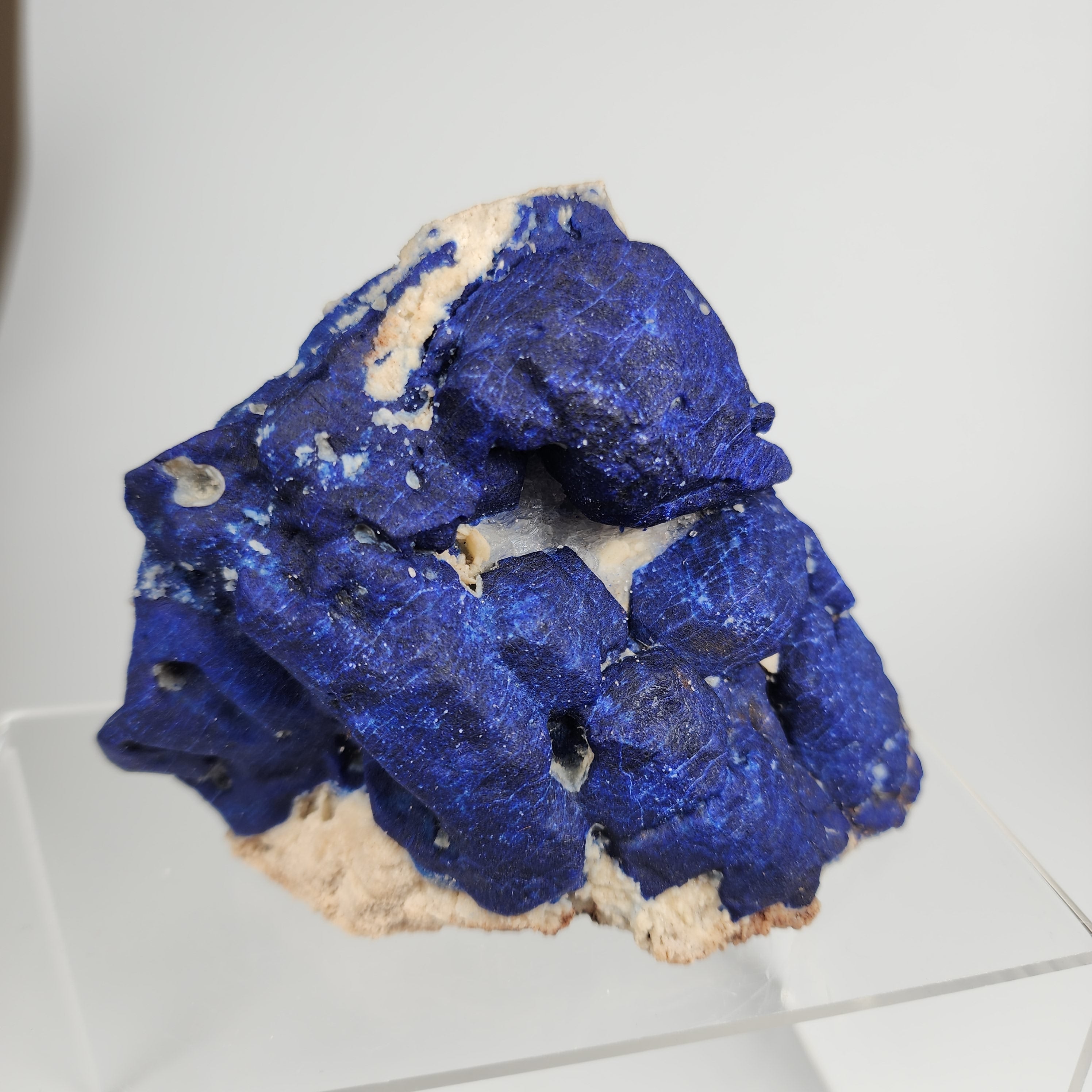 Lazurite on Marble Specimen #12 from Badakhshan Province, Afghanistan