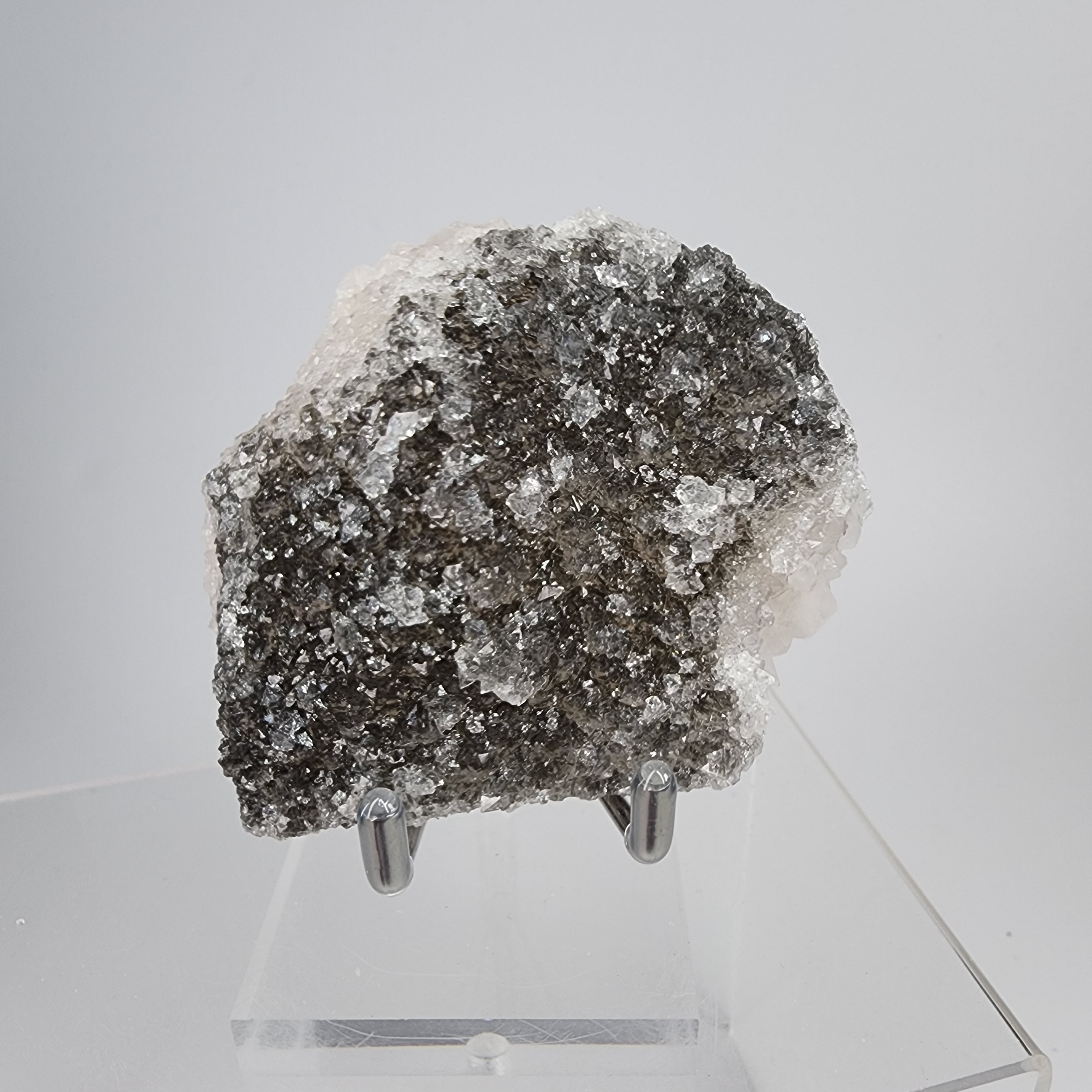 Black Apophyllite Crust, Specimen #18, from Aurangabad, India