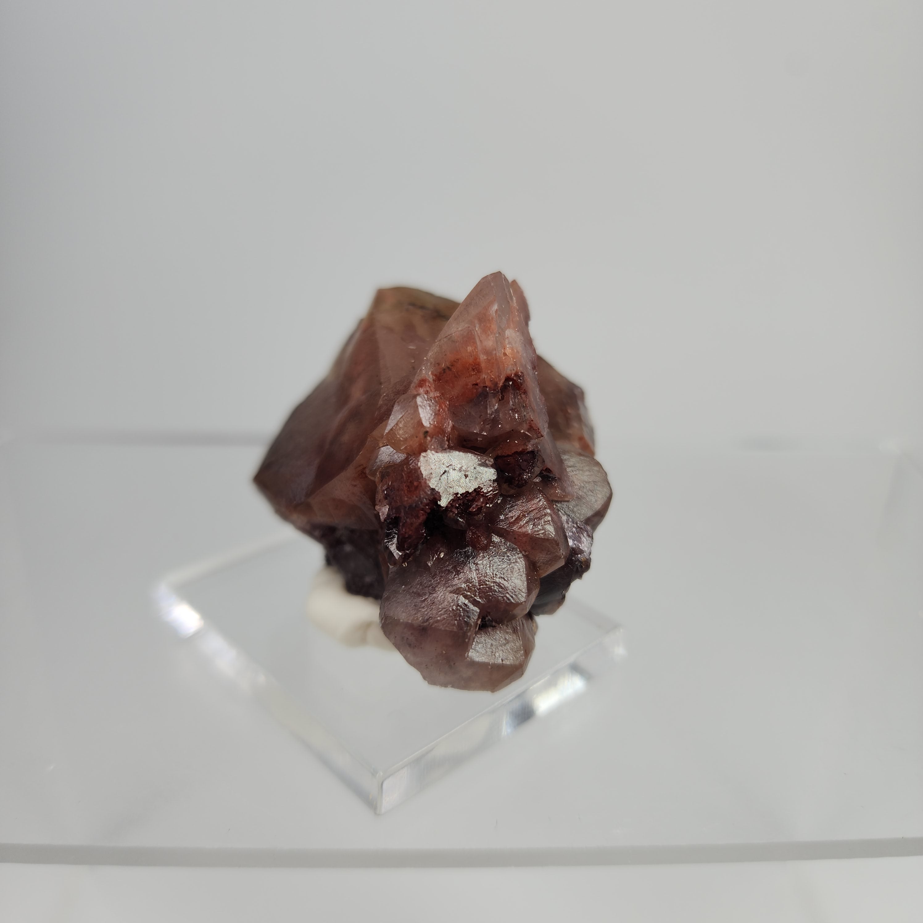 Hematite Included Calcite Specimen #58 "Candy Calcite" from Maharashtra, India