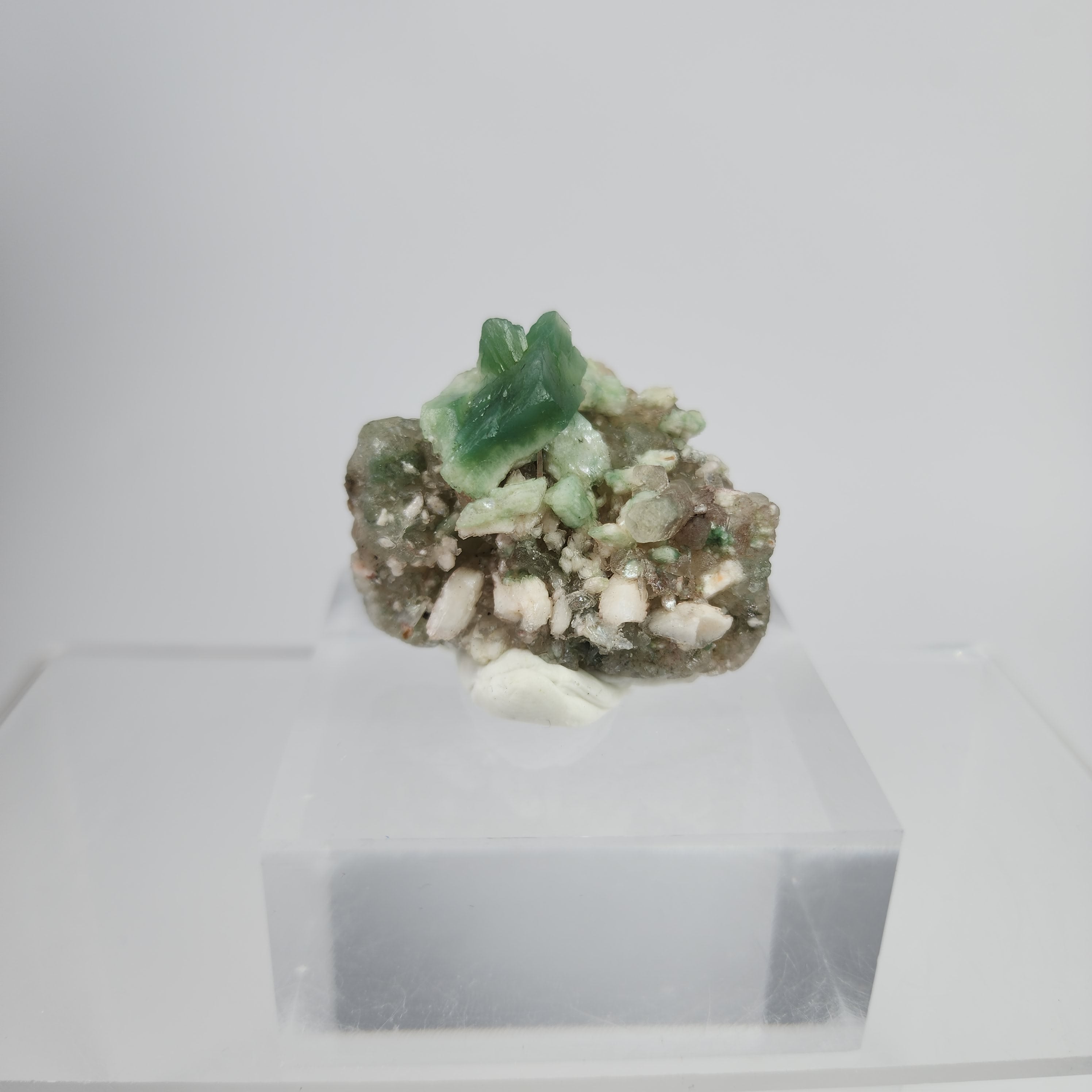 Green Heulandite Specimen #7 from Maharashtra, India