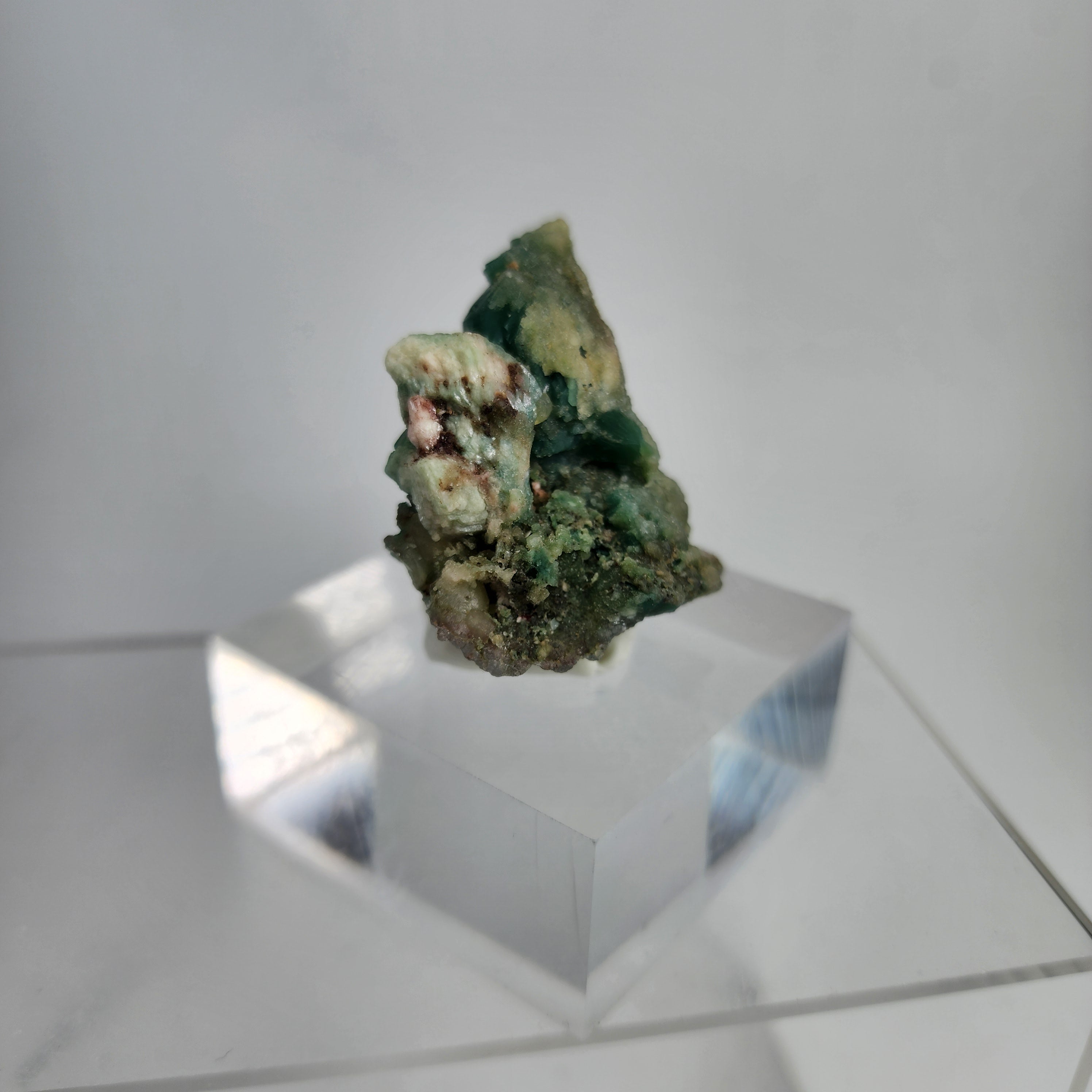 Green Heulandite Specimen #52 from Maharashtra, India