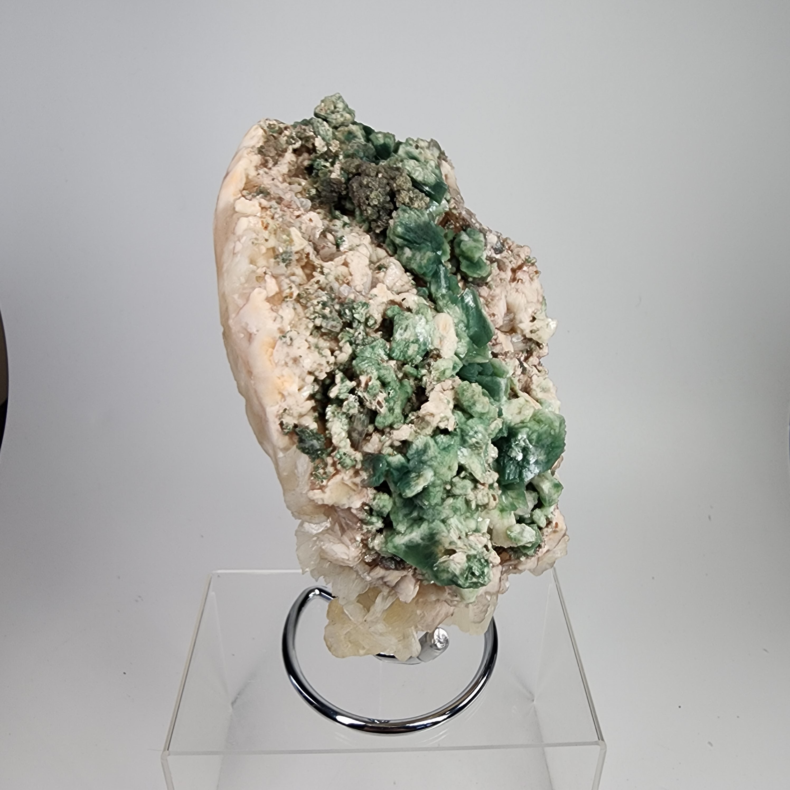 Green Heulandite Specimen #55 from Maharashtra, India