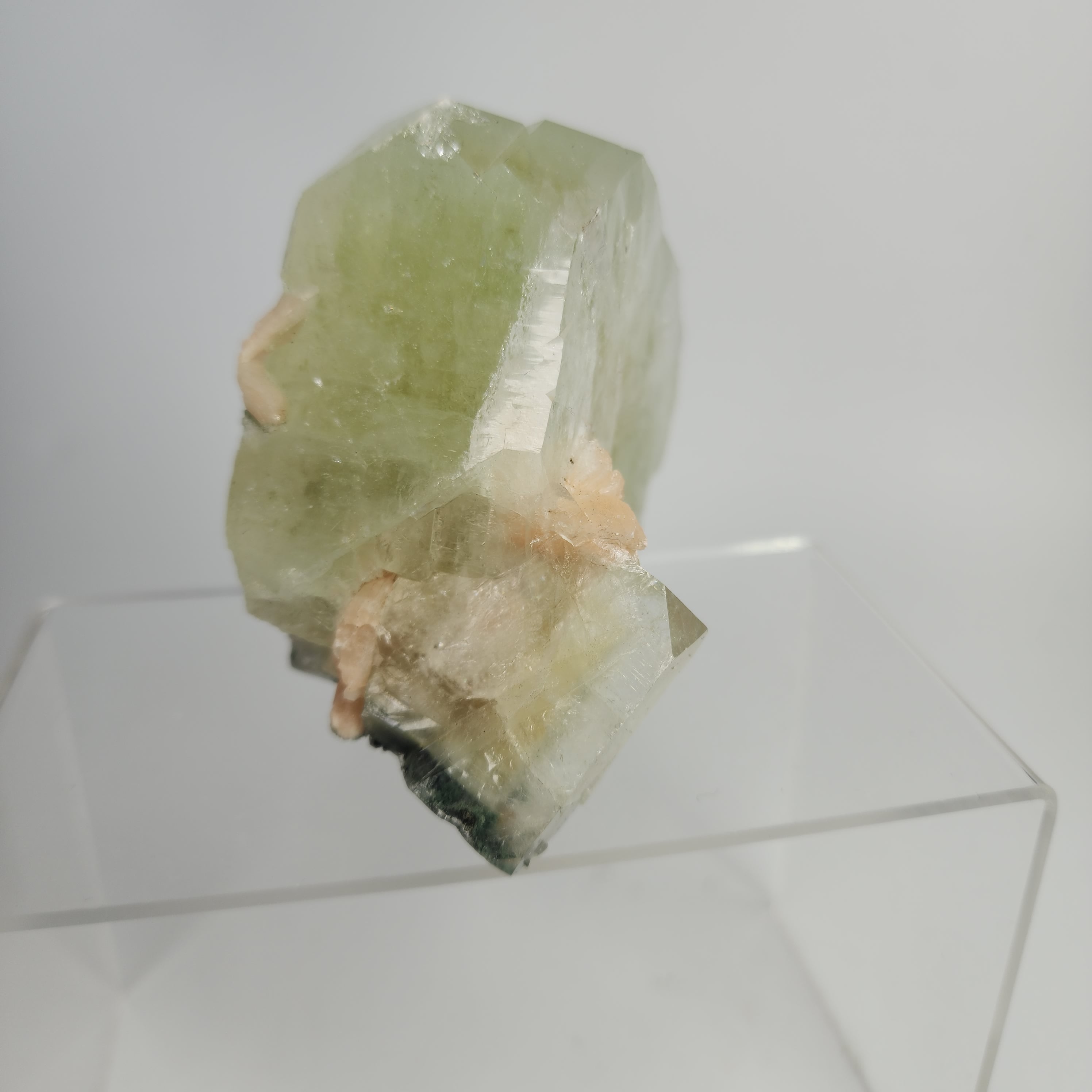 Large Cubed Green Apophyllite Specimen #8 from Maharashtra, India