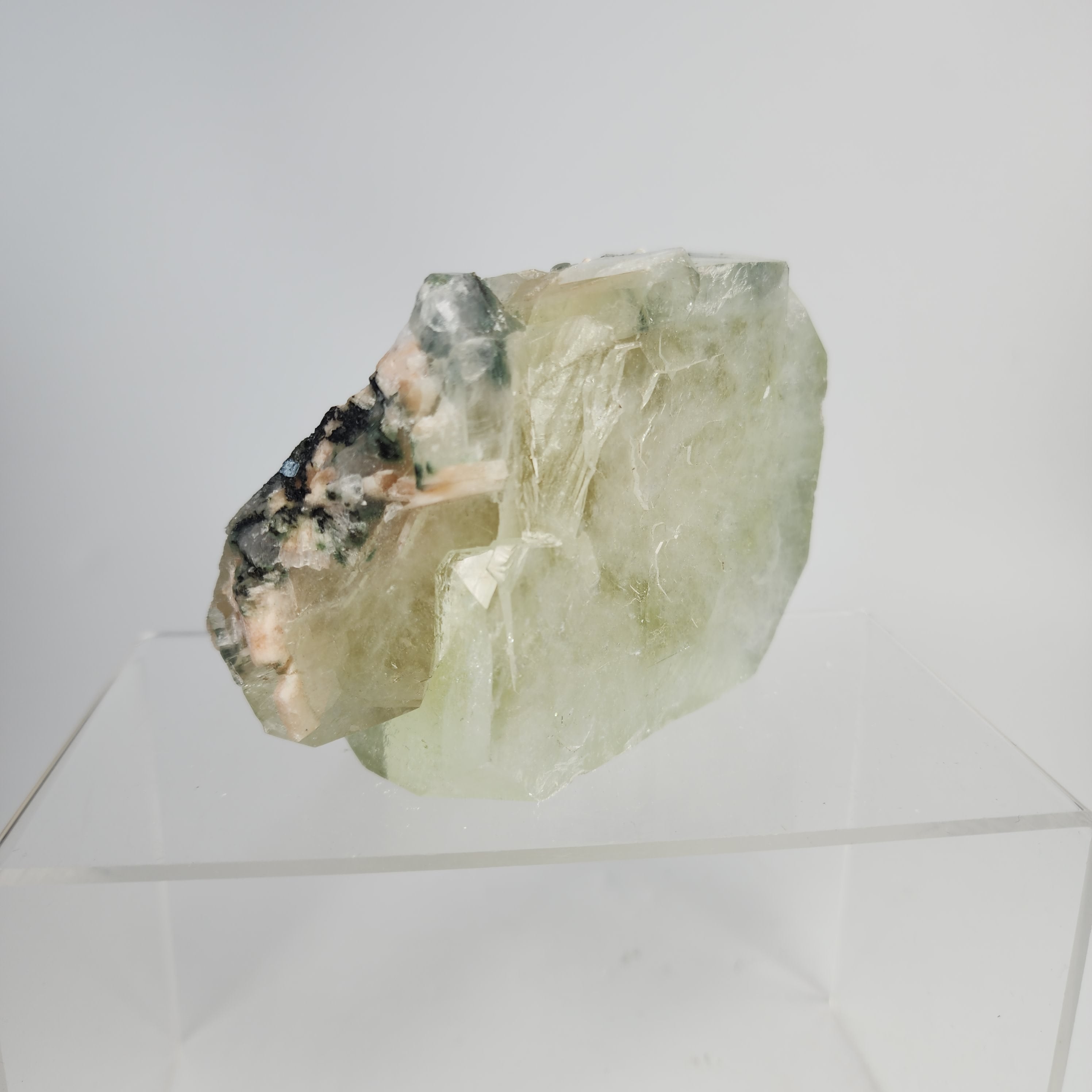 Large Cubed Green Apophyllite Specimen #9 from Maharashtra, India