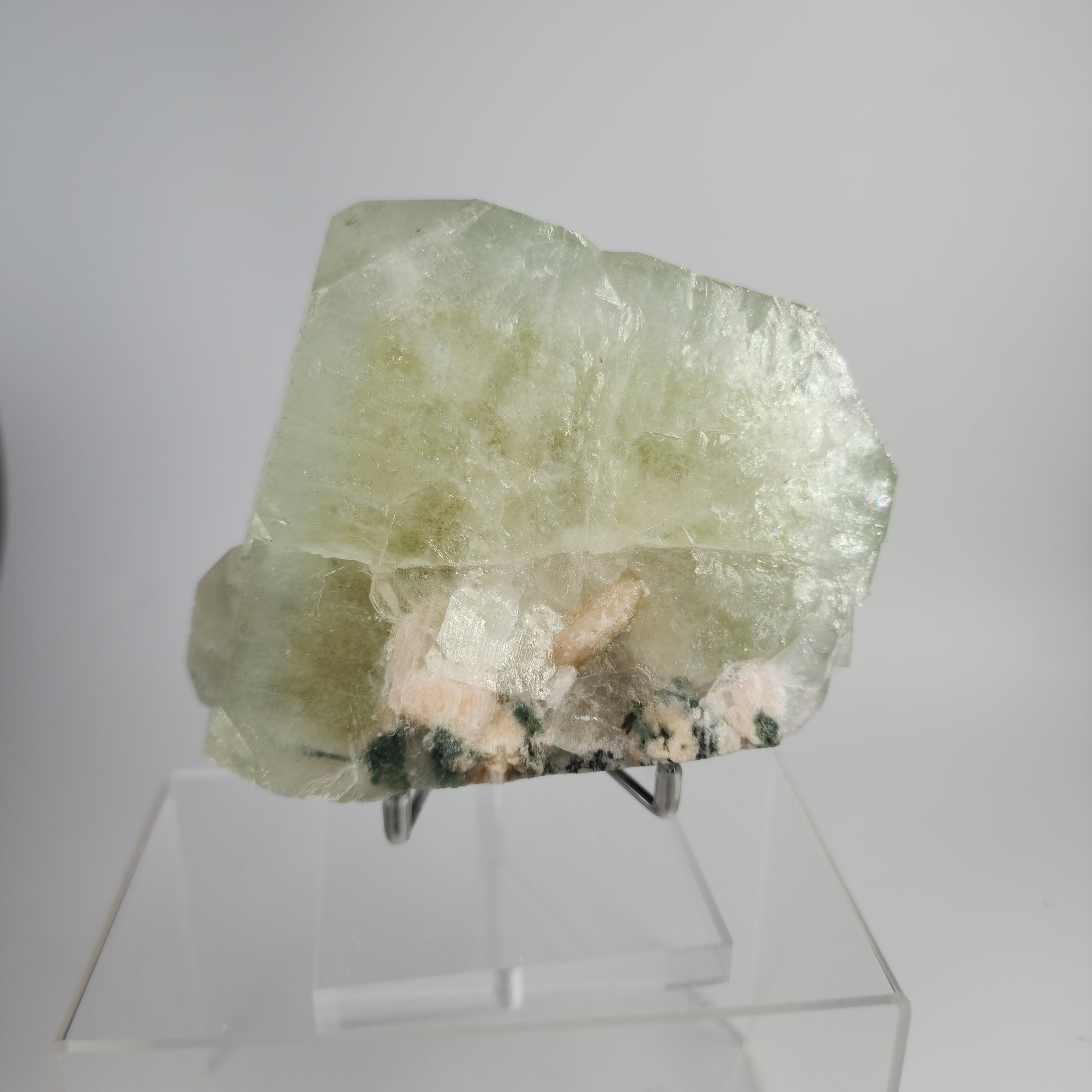 Large Cubed Green Apophyllite Specimen #12 from Maharashtra, India