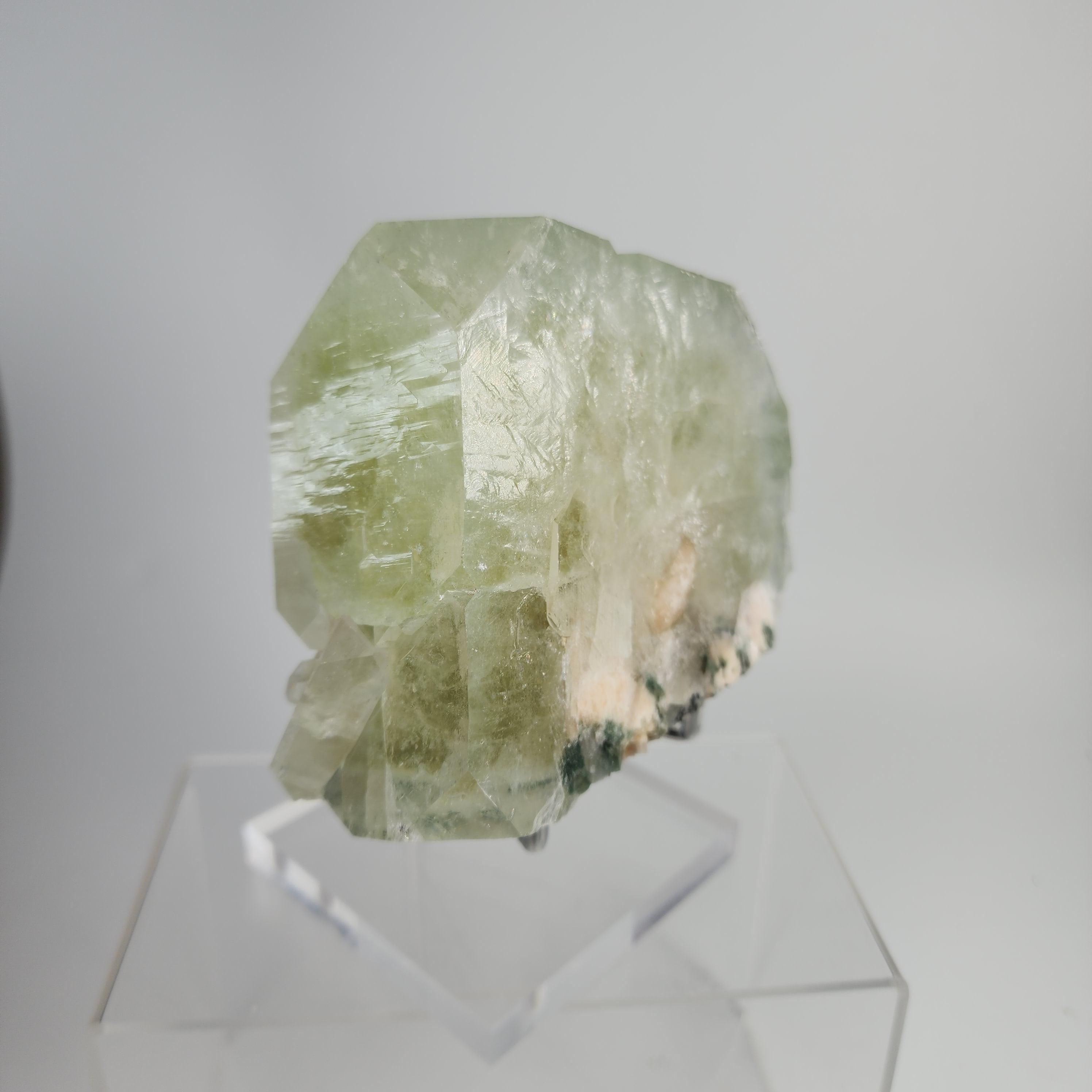 Large Cubed Green Apophyllite Specimen #12 from Maharashtra, India