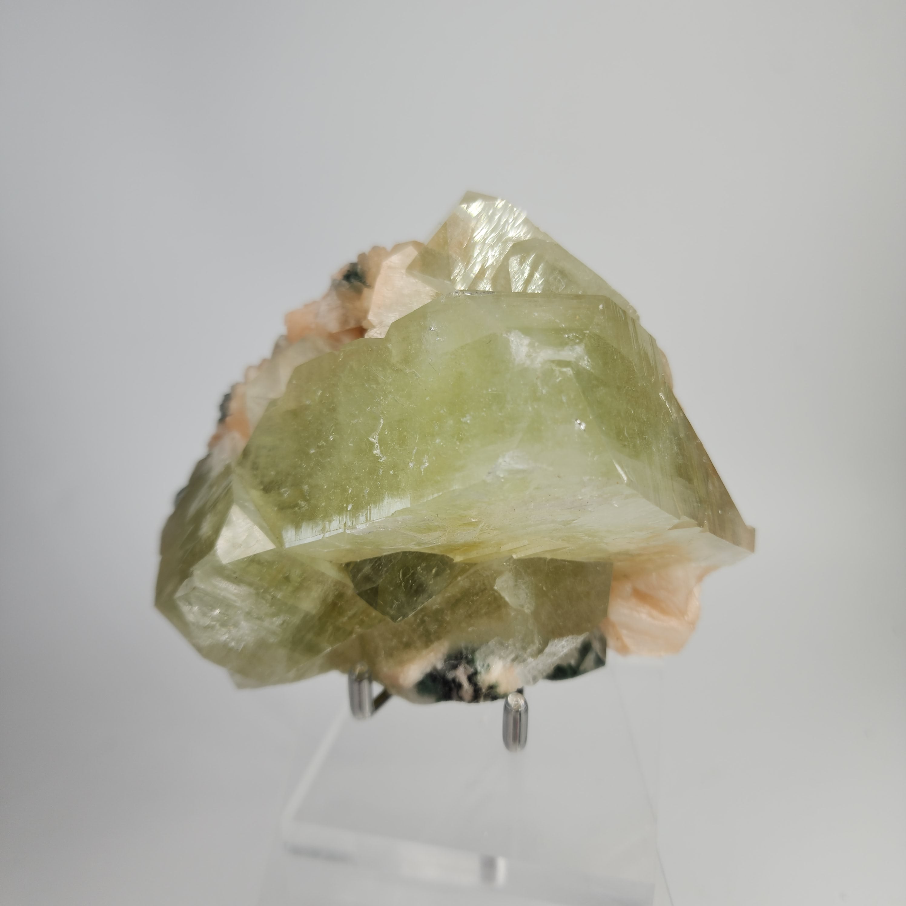 Large Cubed Green Apophyllite Specimen #17 from Maharashtra, India