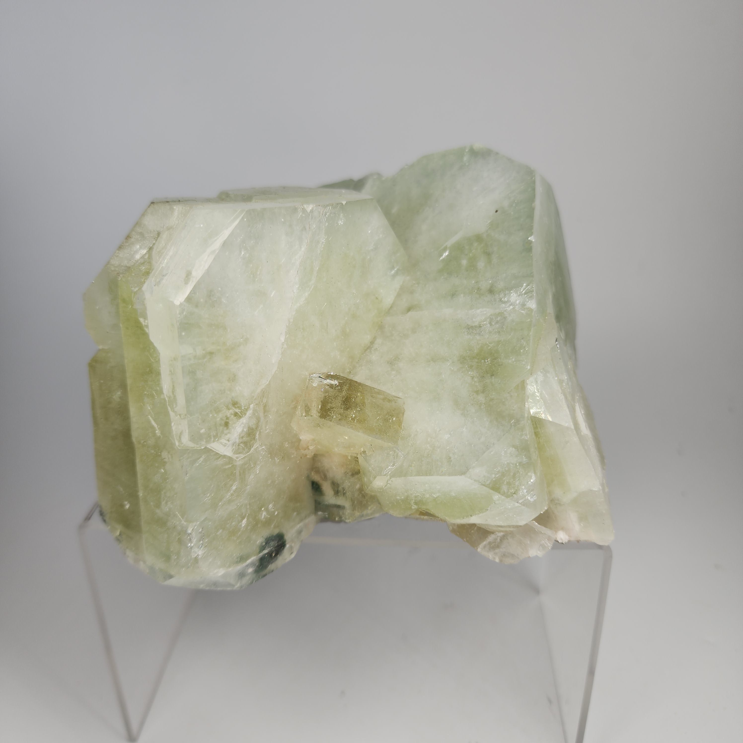 Large Cubed Green Apophyllite Specimen #23 from Maharashtra, India