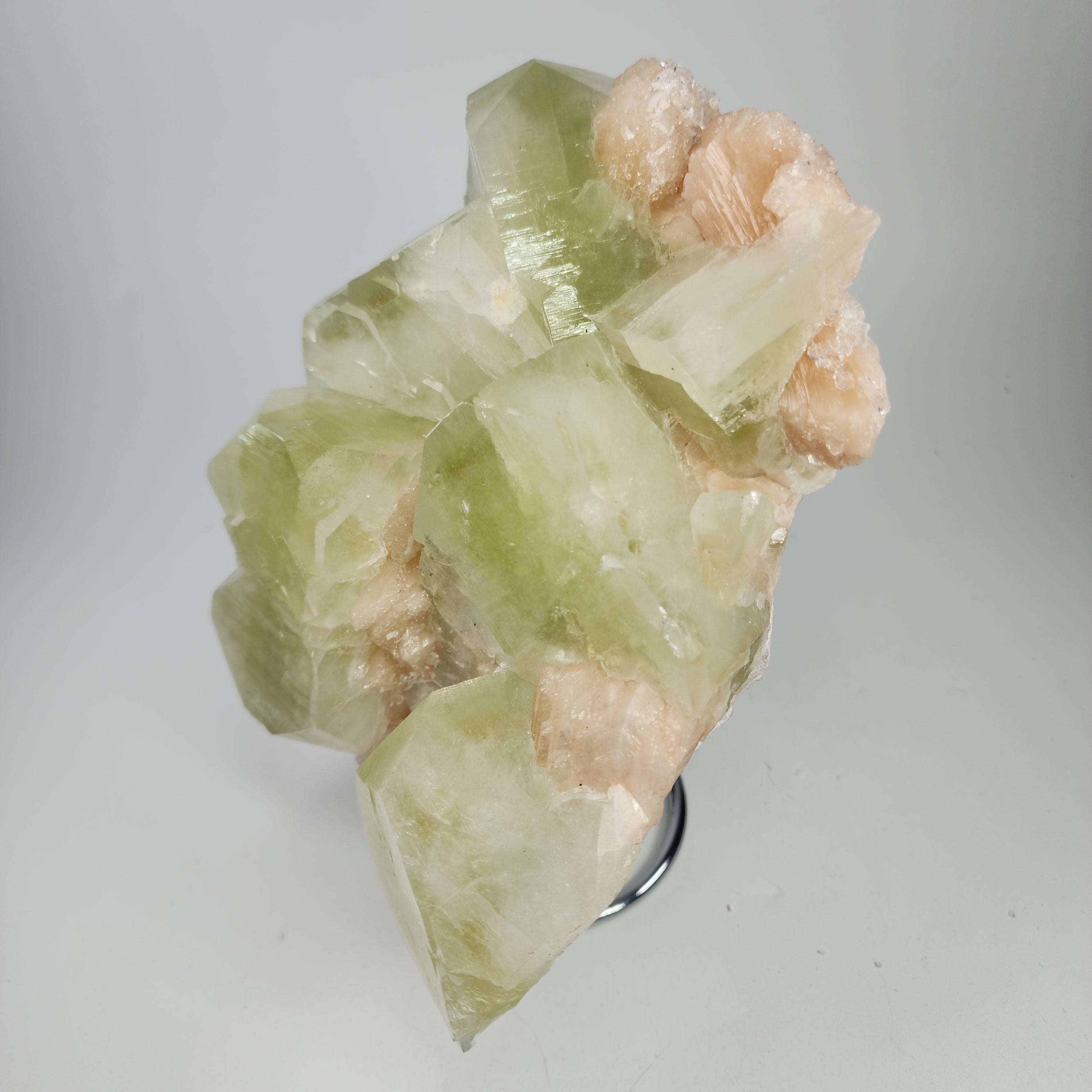 Large Cubed Green Apophyllite Specimen #34 from Maharashtra, India