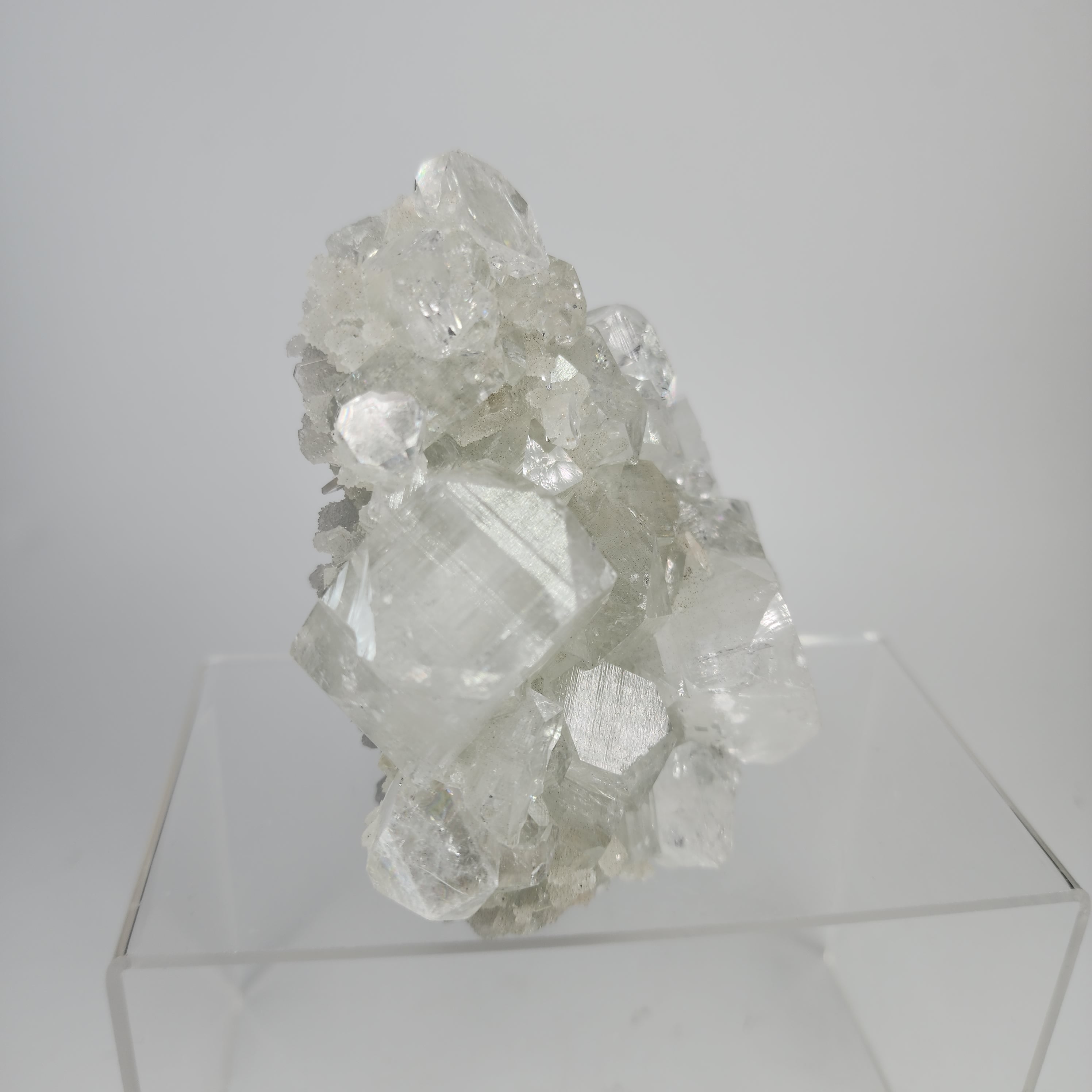 Chalcedony Stalactite with Apophyllite Specimen #4 from Nasik, Maharashtra, India