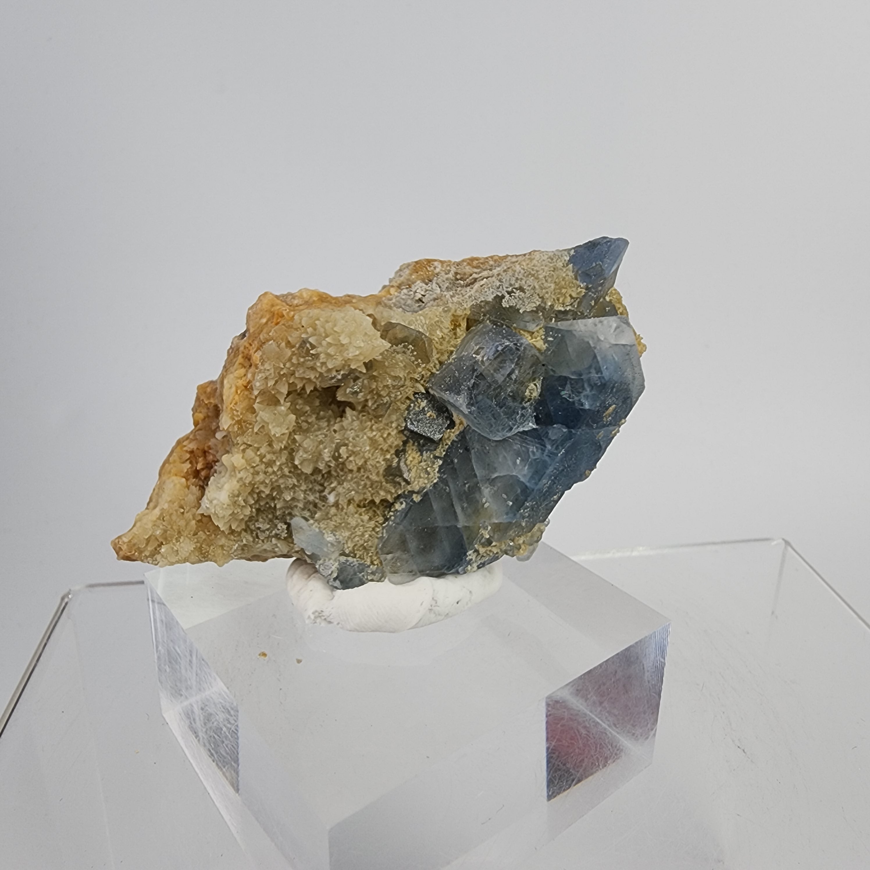 Celestine with Calcite Specimen #3 from Baghdis, Afghanistan