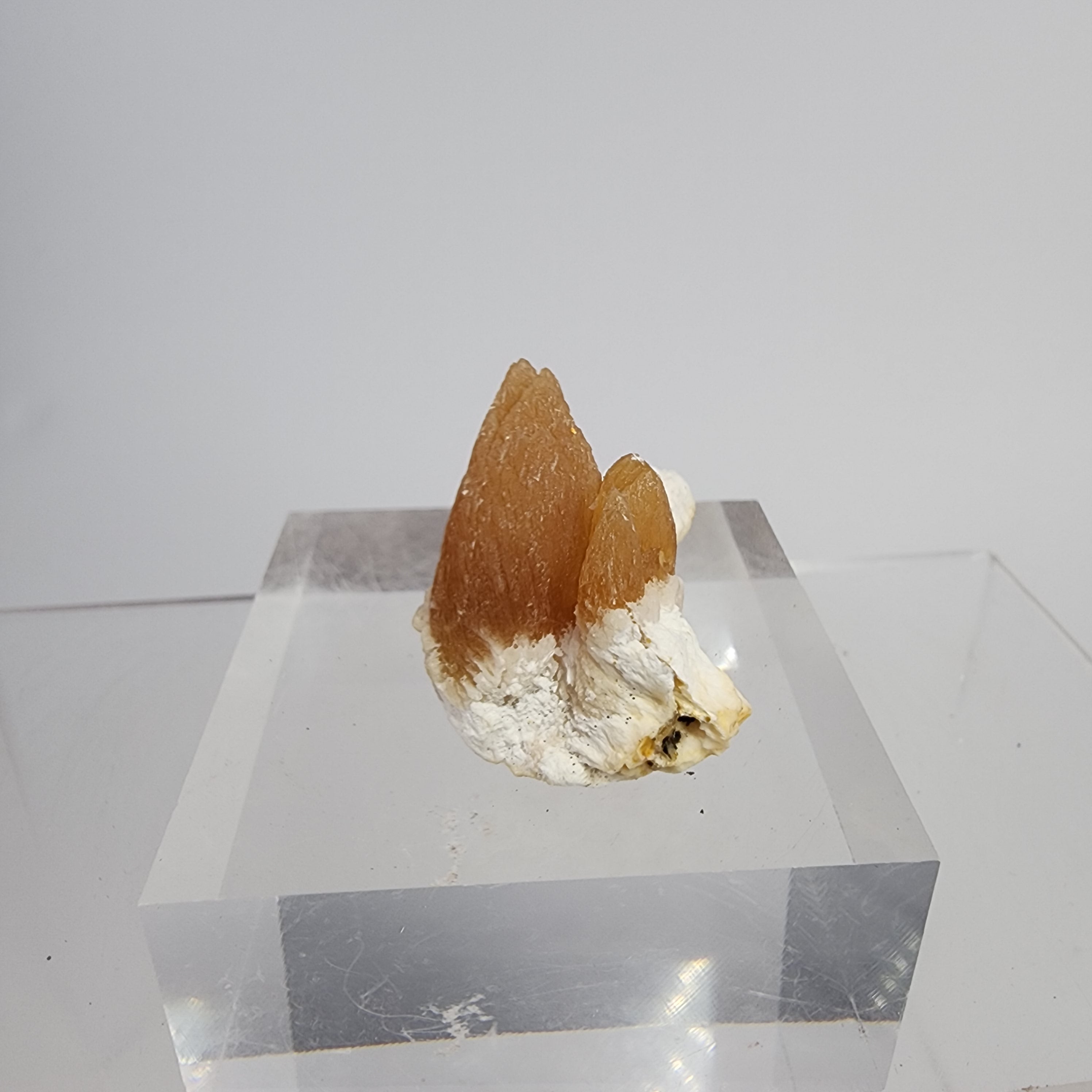 Golden Calcite on Mordenite Specimen #6 from Aurangabad, Maharashtra, India