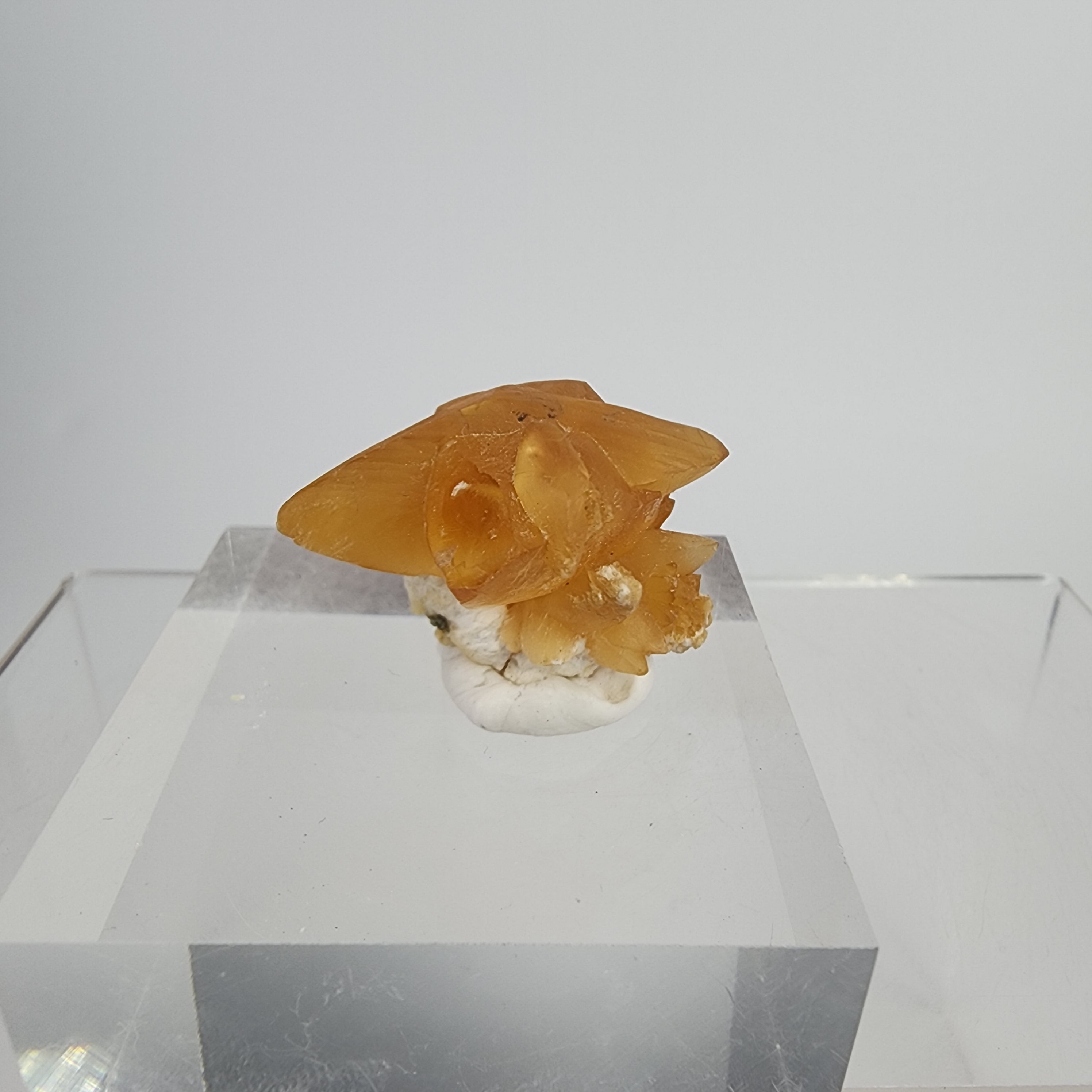 Golden Calcite on Mordenite Specimen #17 from Aurangabad, Maharashtra, India