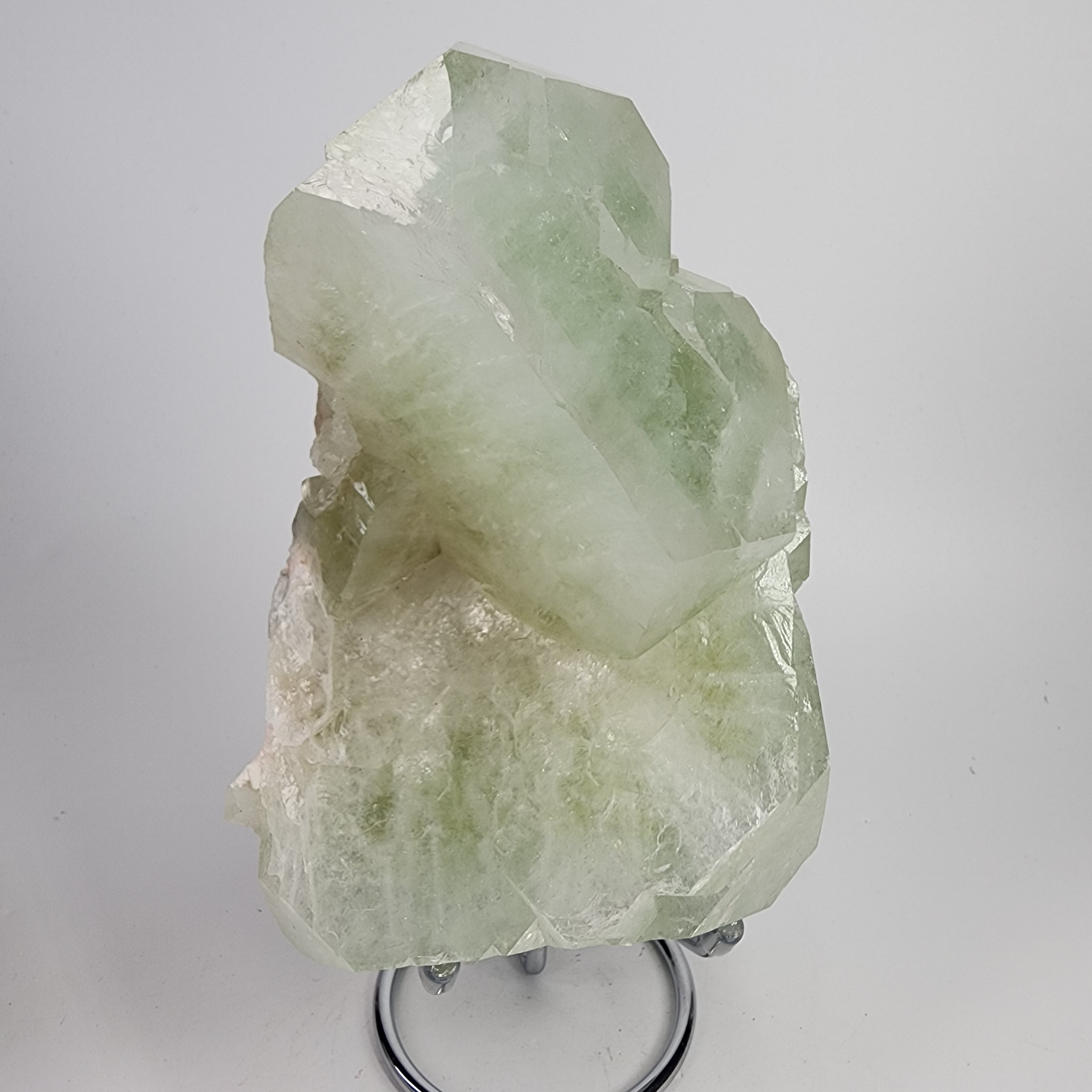 Large Cubed Green Apophyllite Specimen #46 from Maharashtra, India