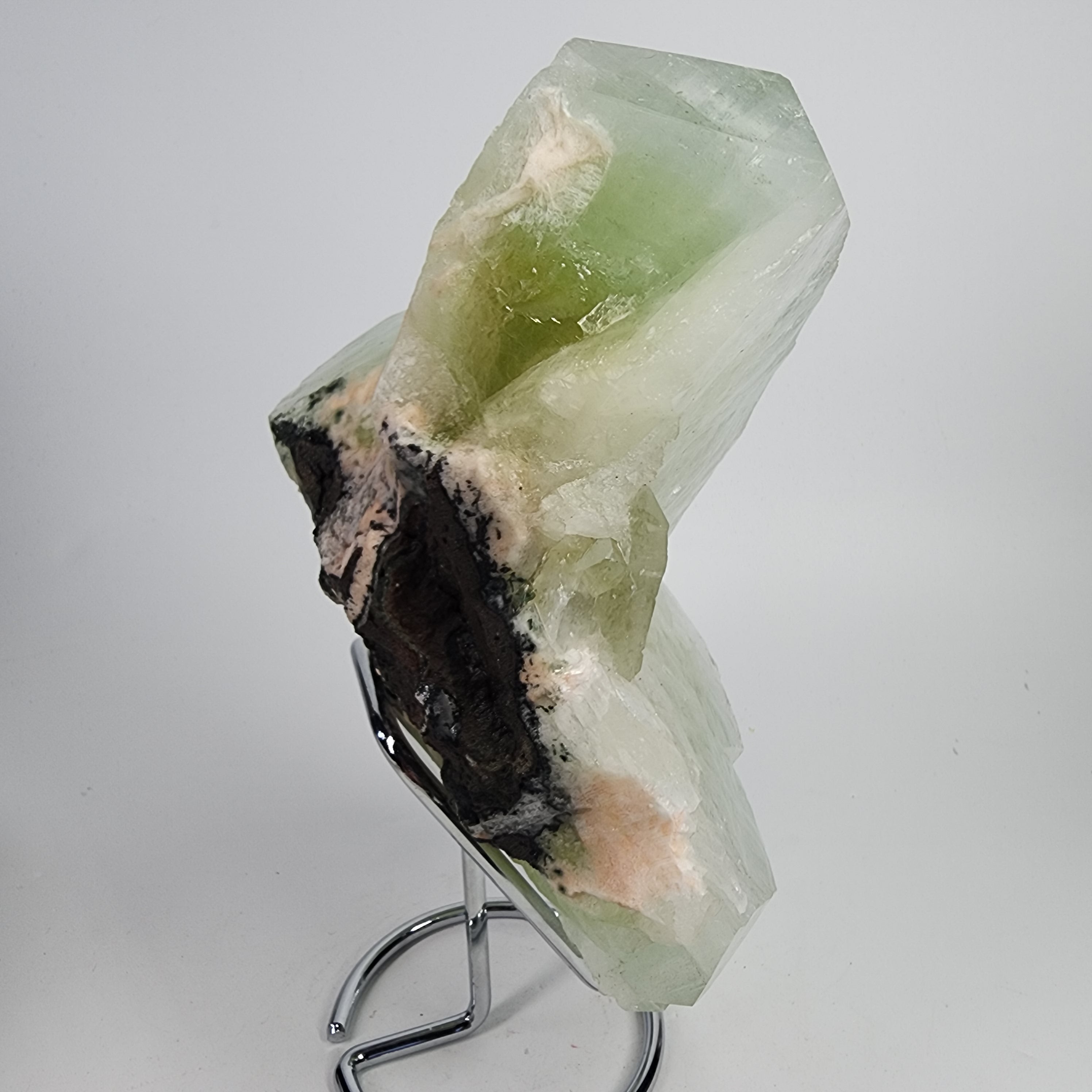 Large Cubed Green Apophyllite Specimen #46 from Maharashtra, India