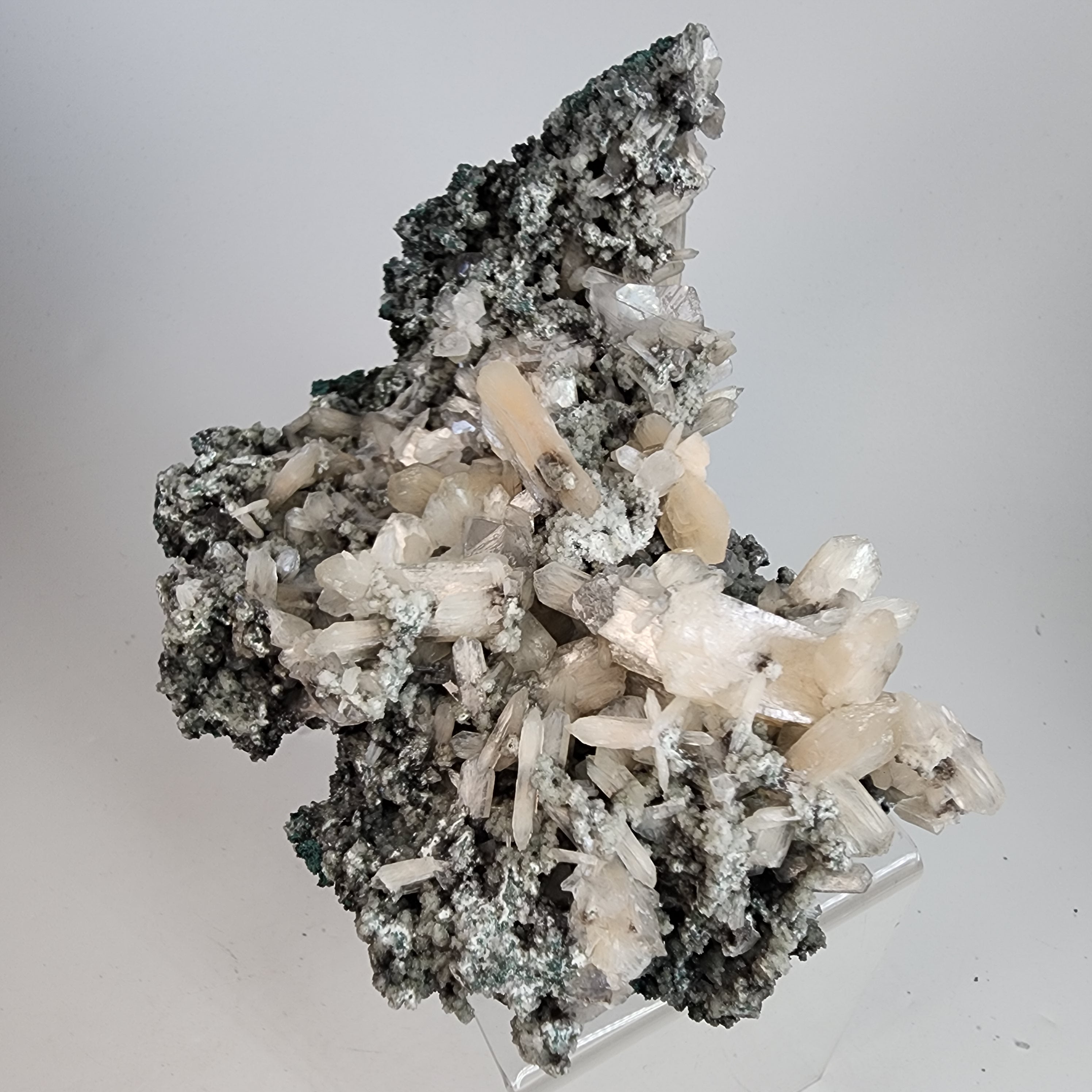 Calcite with Chalcedony Specimen #10 from Jalgaon District, Maharashtra, India