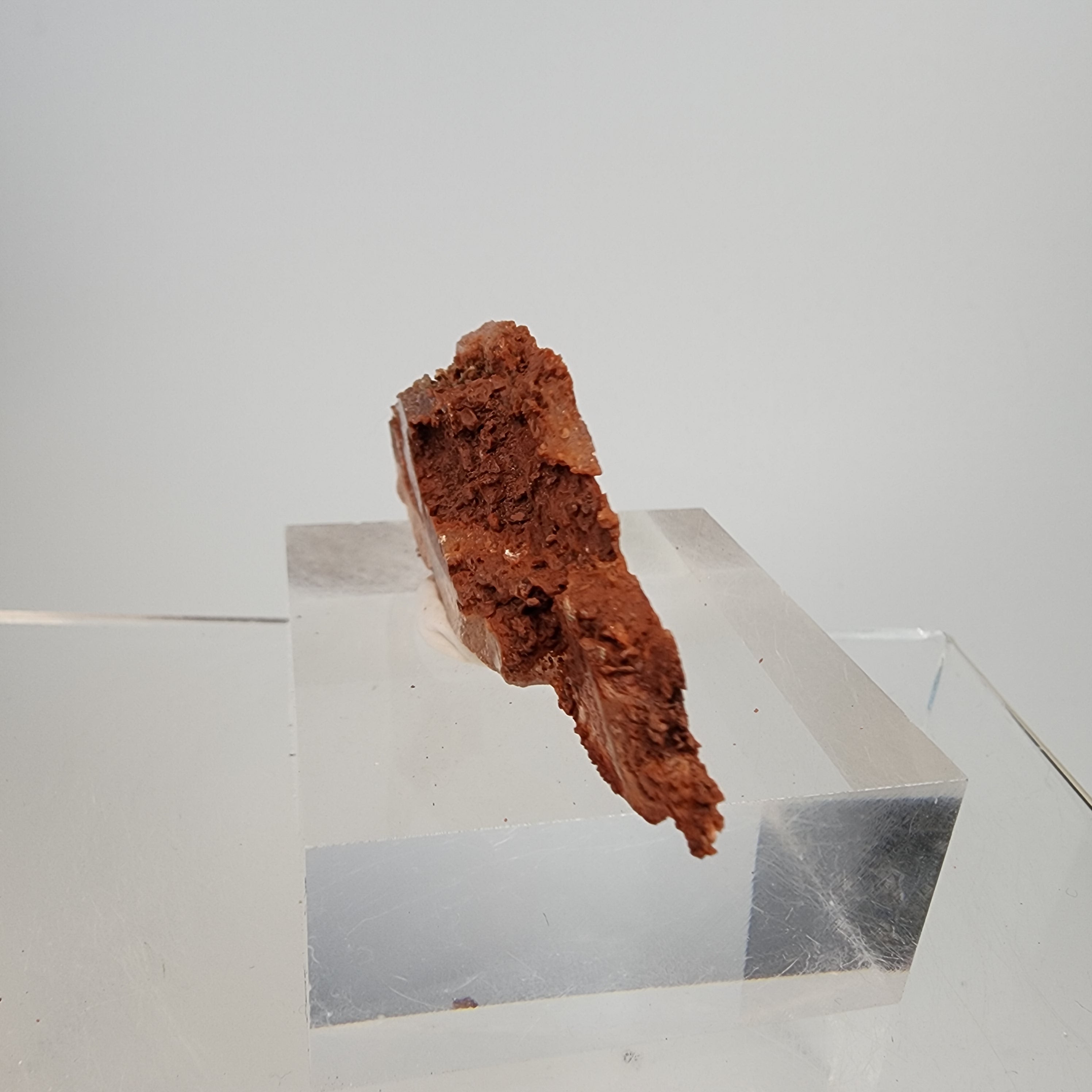 Clay Inclusions Red Phantom Selenite (red clay inclusions) from Valencia, Spain ...