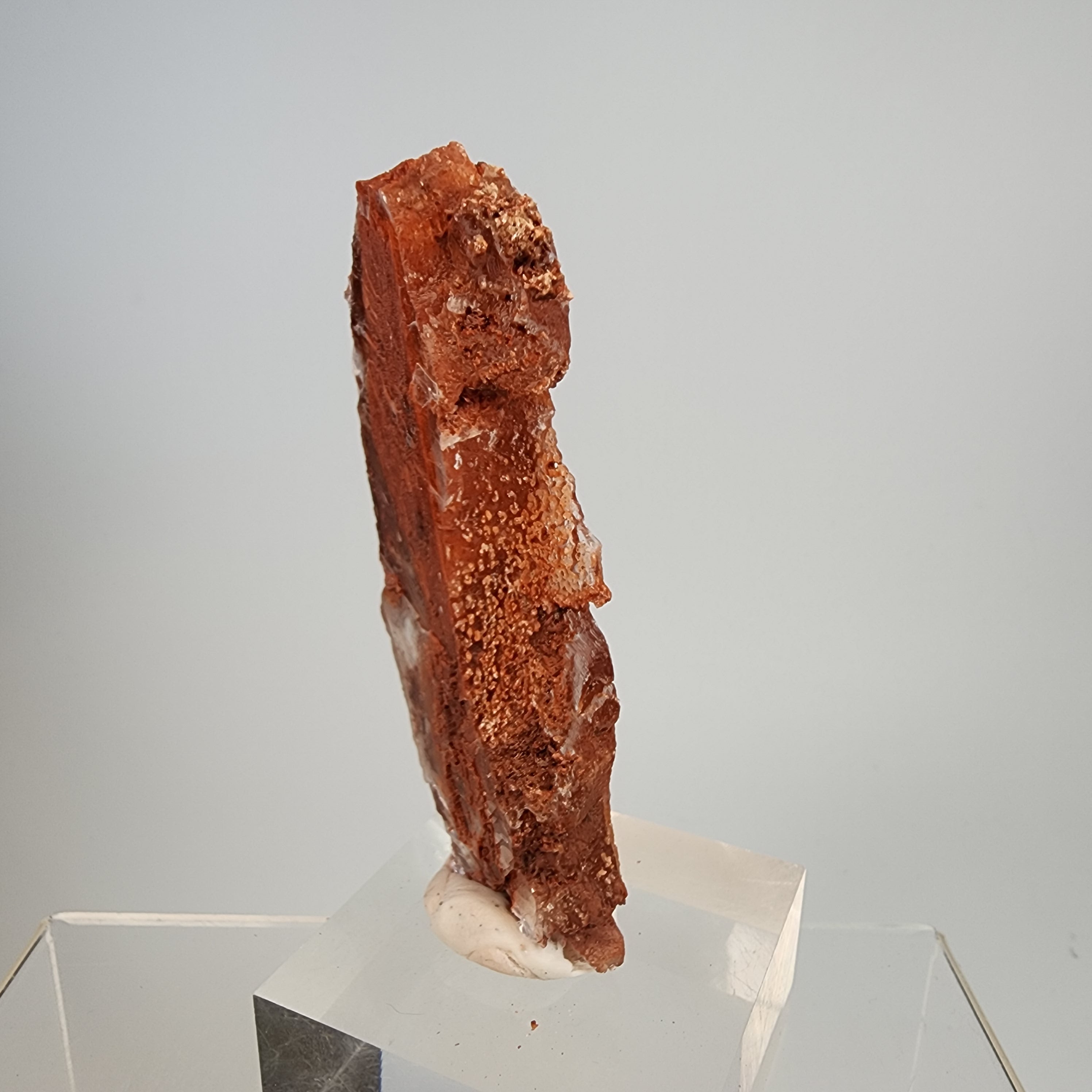 Clay Inclusions Red Phantom Selenite (red clay inclusions) from Valencia, Spain ...
