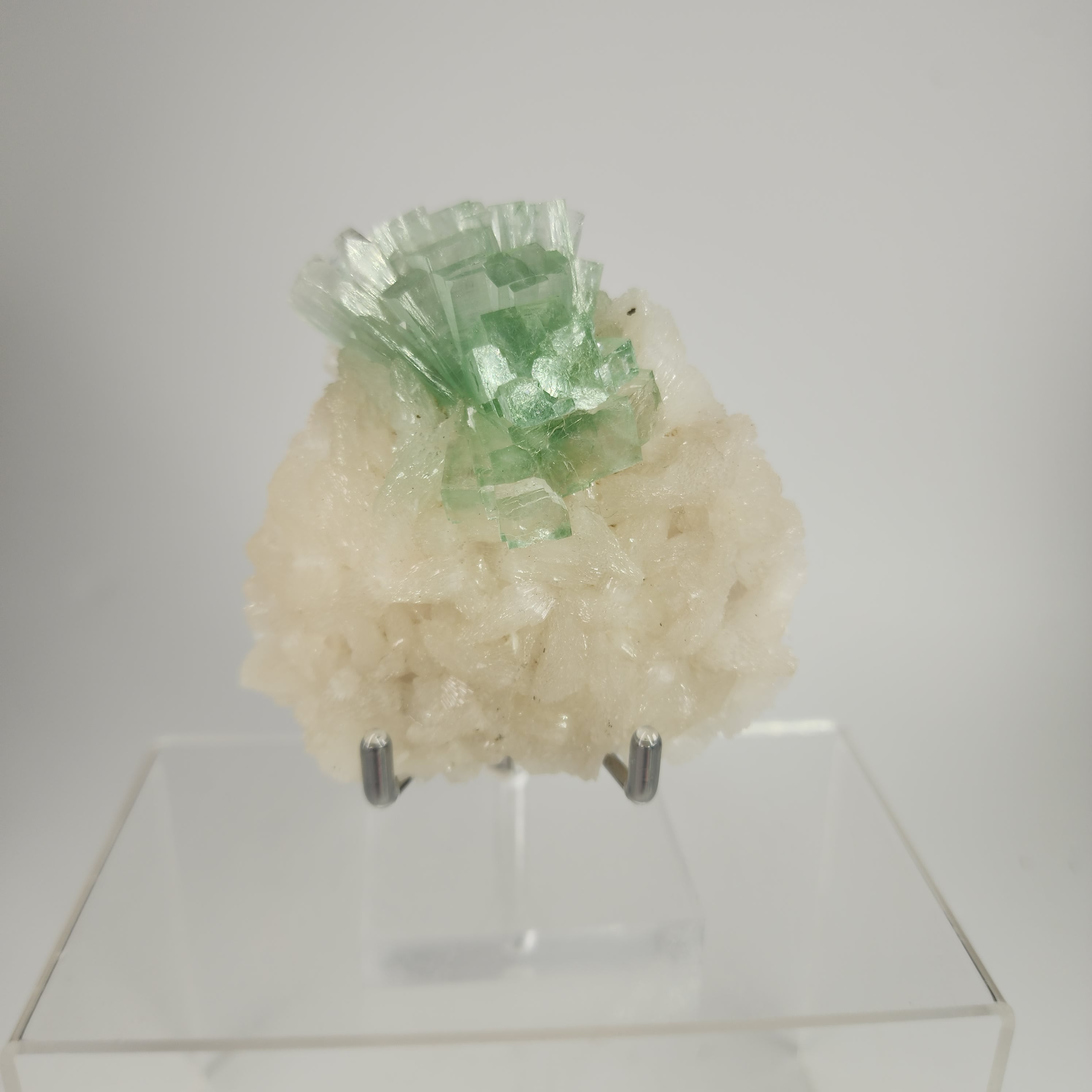 Disco Ball Apophyllite Old Stock Specimen #10 from Pune District, Maharashtra, India