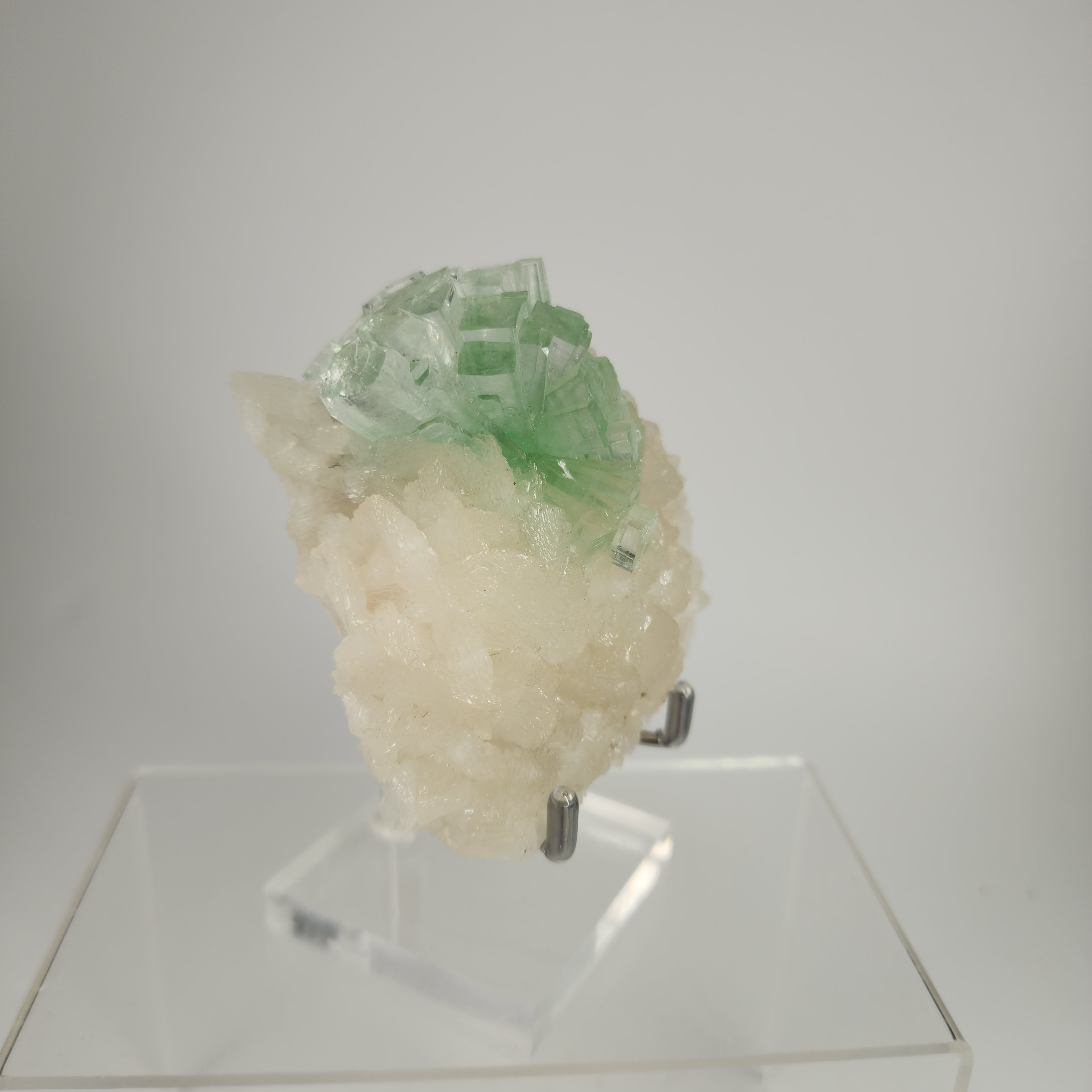 Disco Ball Apophyllite Old Stock Specimen #10 from Pune District, Maharashtra, India