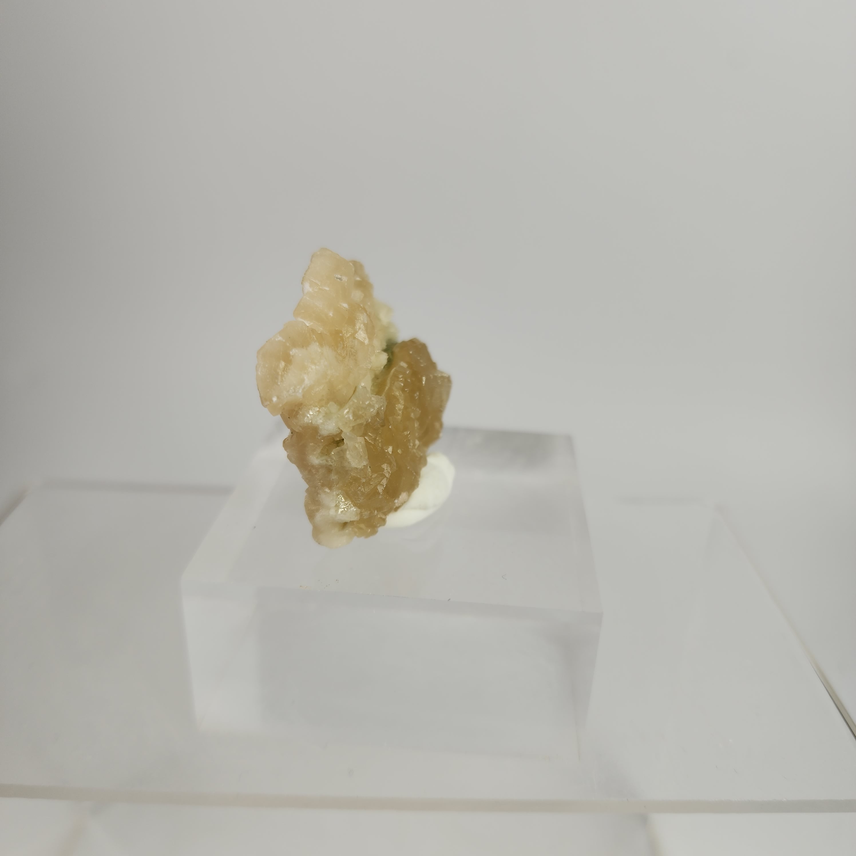 Celadonite Included Calcite Specimen #4 from Maharashtra, India