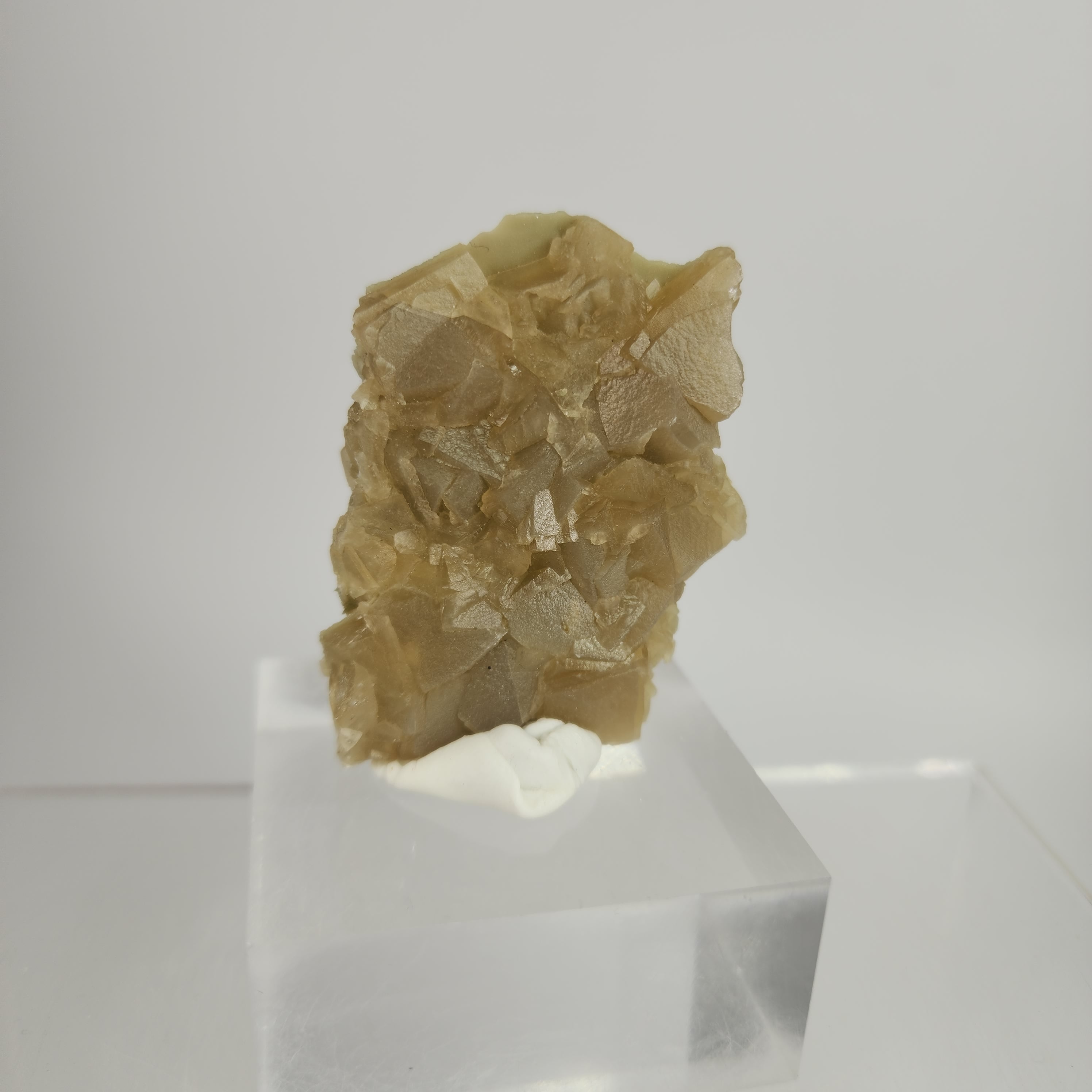 Celadonite Included Calcite Specimen #14 from Maharashtra, India