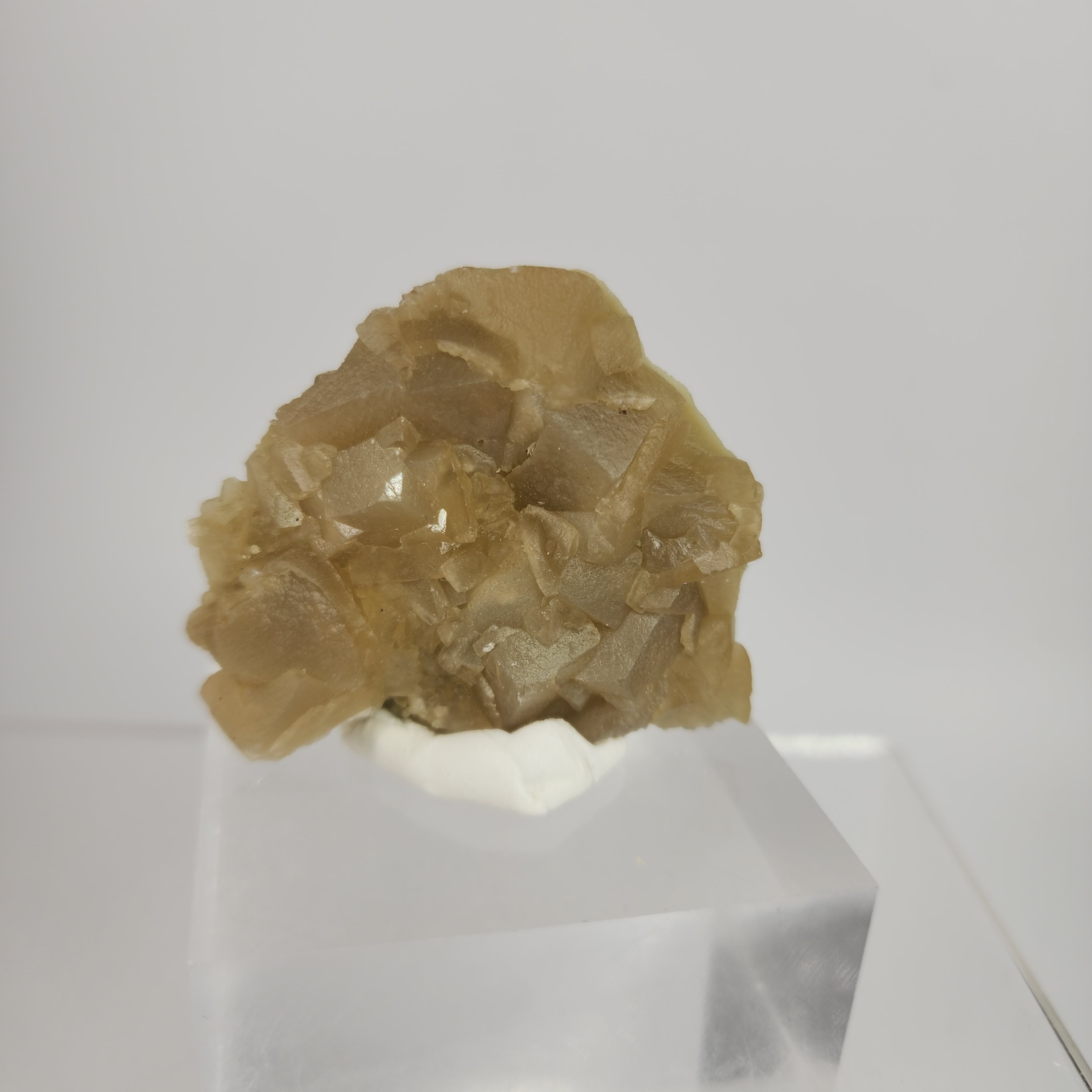 Celadonite Included Calcite Specimen #15 from Maharashtra, India