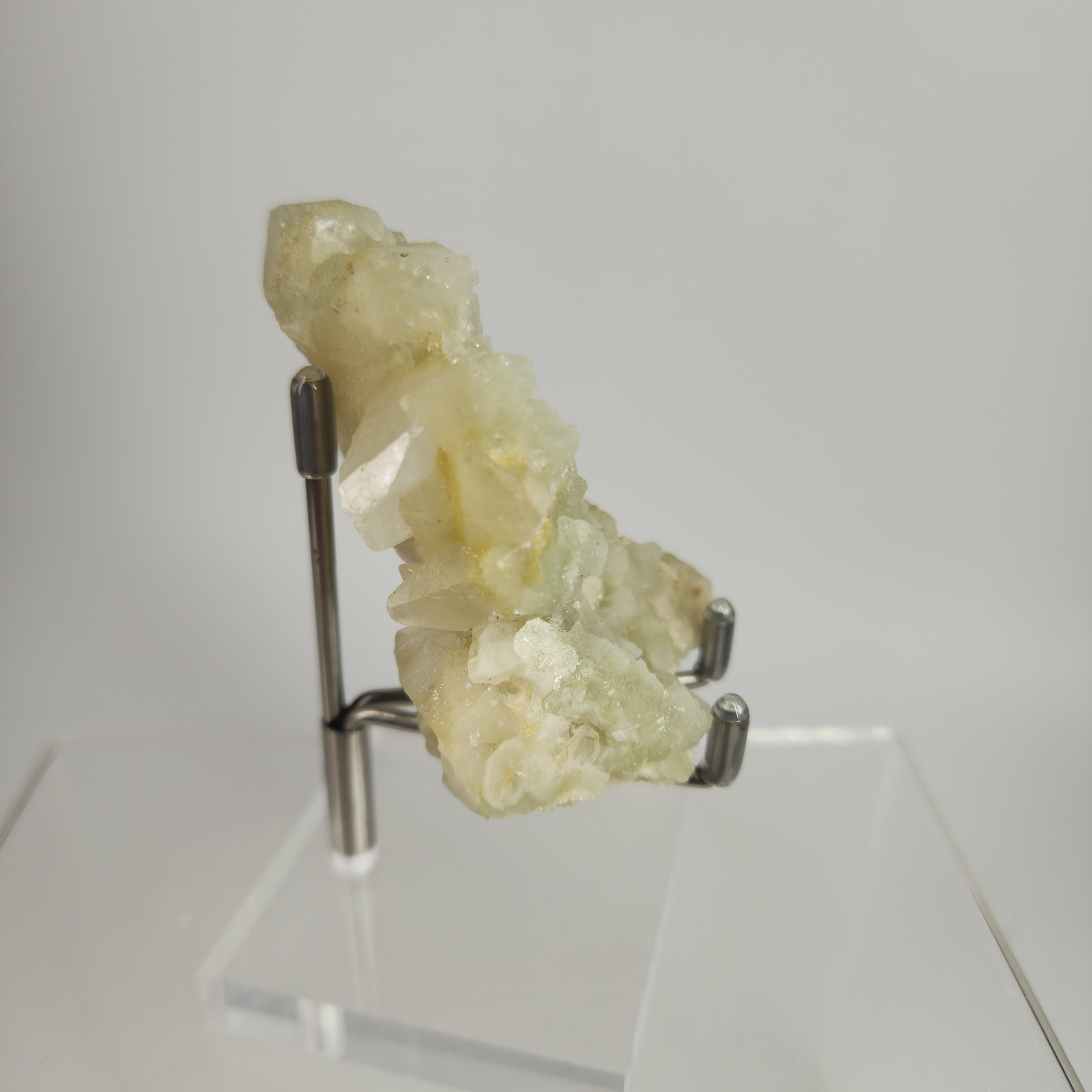 Celadonite Included Calcite Specimen #18 from Maharashtra, India