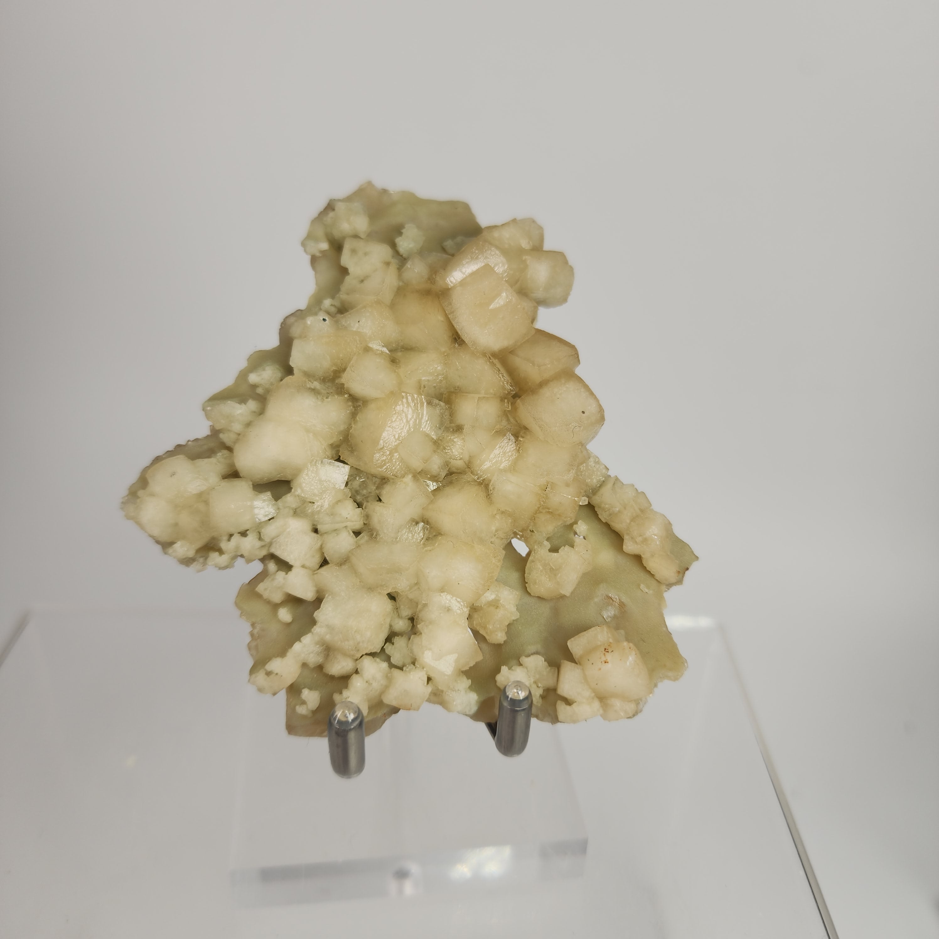 Celadonite Included Calcite Specimen #19 from Maharashtra, India