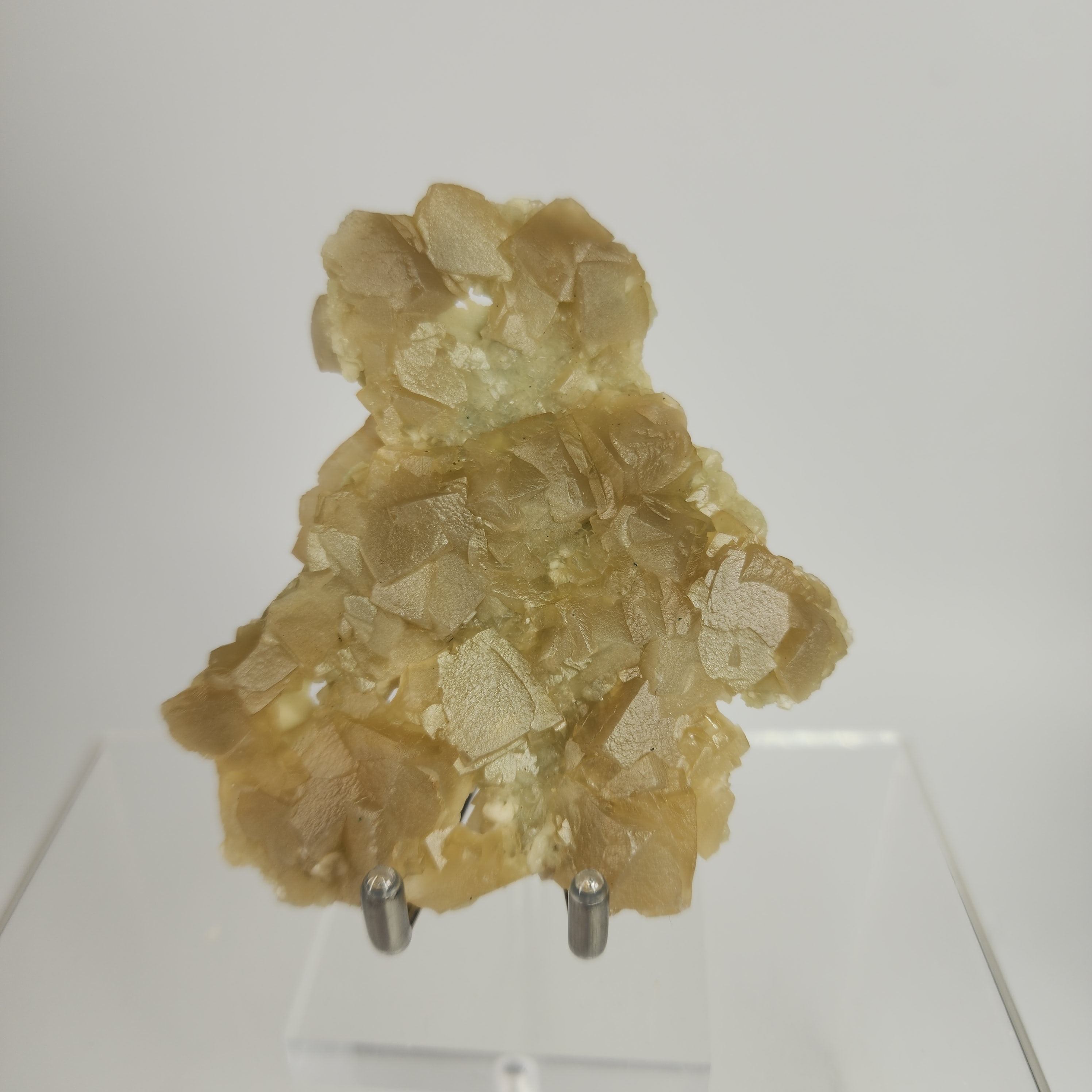 Celadonite Included Calcite Specimen #19 from Maharashtra, India