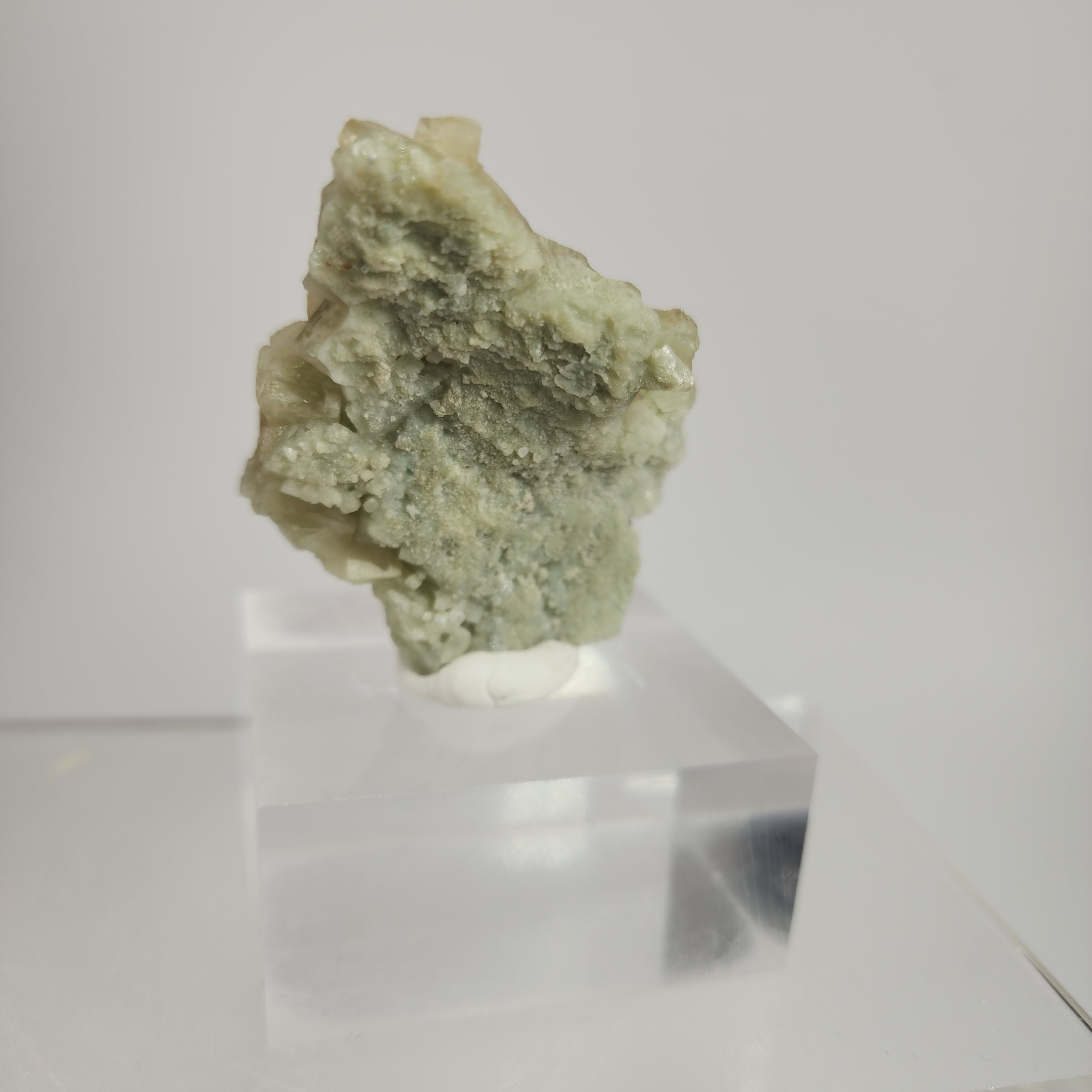 Celadonite Included Calcite Specimen #21 from Maharashtra, India