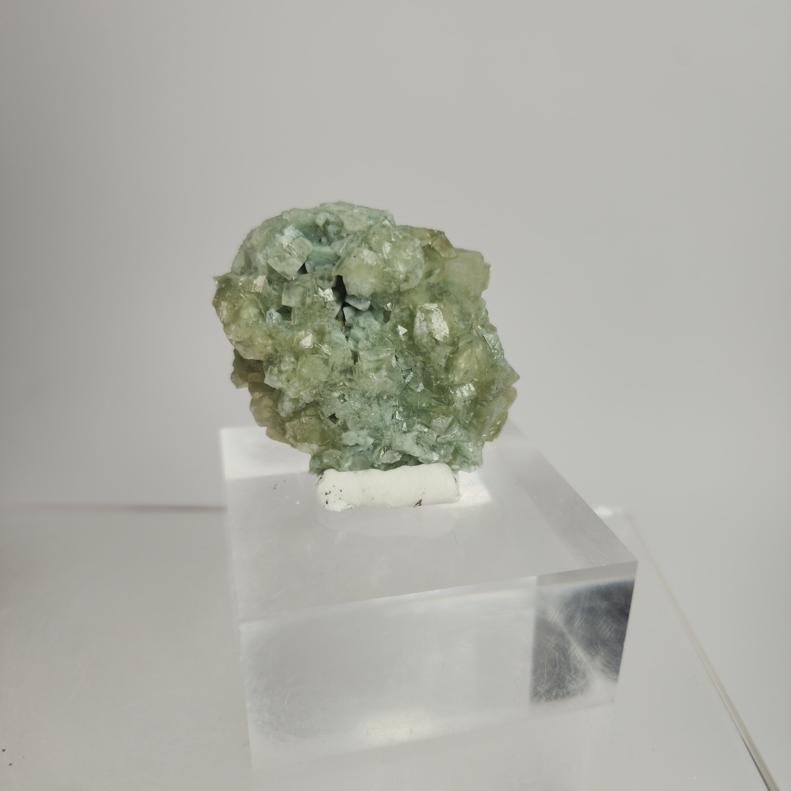 Celadonite Included Calcite Specimen #27 from Maharashtra, India