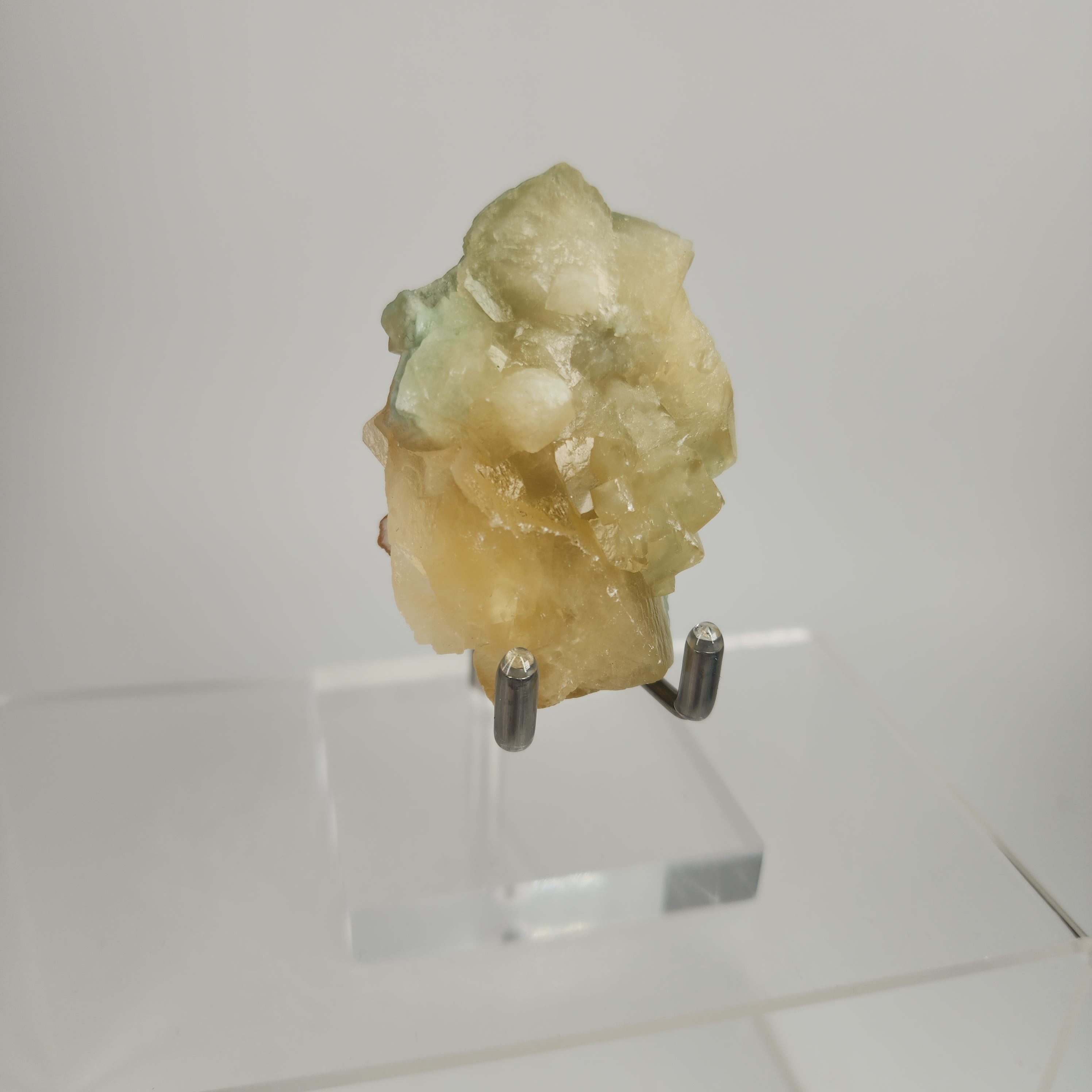 Celadonite Included Calcite Specimen #31 from Maharashtra, India