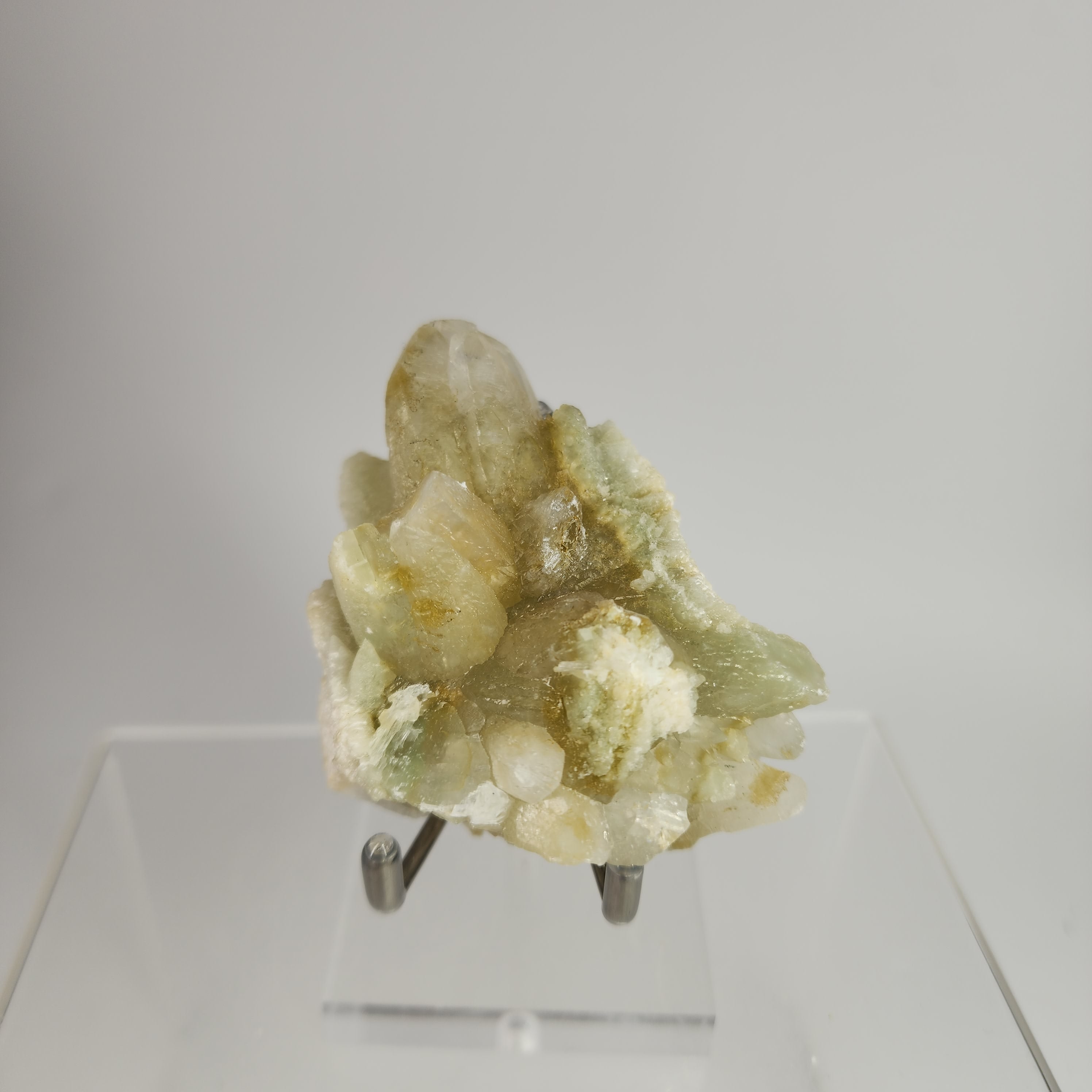 Celadonite Included Calcite Specimen #48 from Maharashtra, India